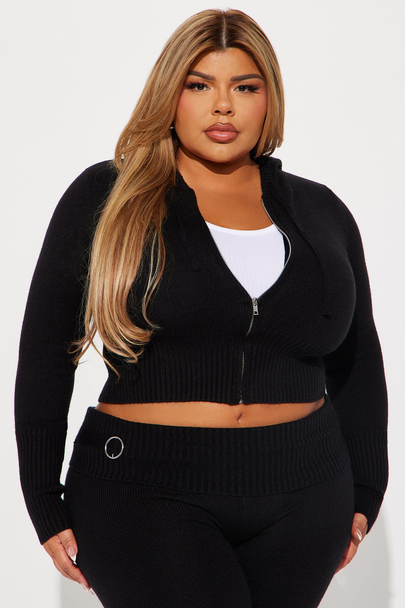 Lana Sweater Pant Set - Black - Image 6
