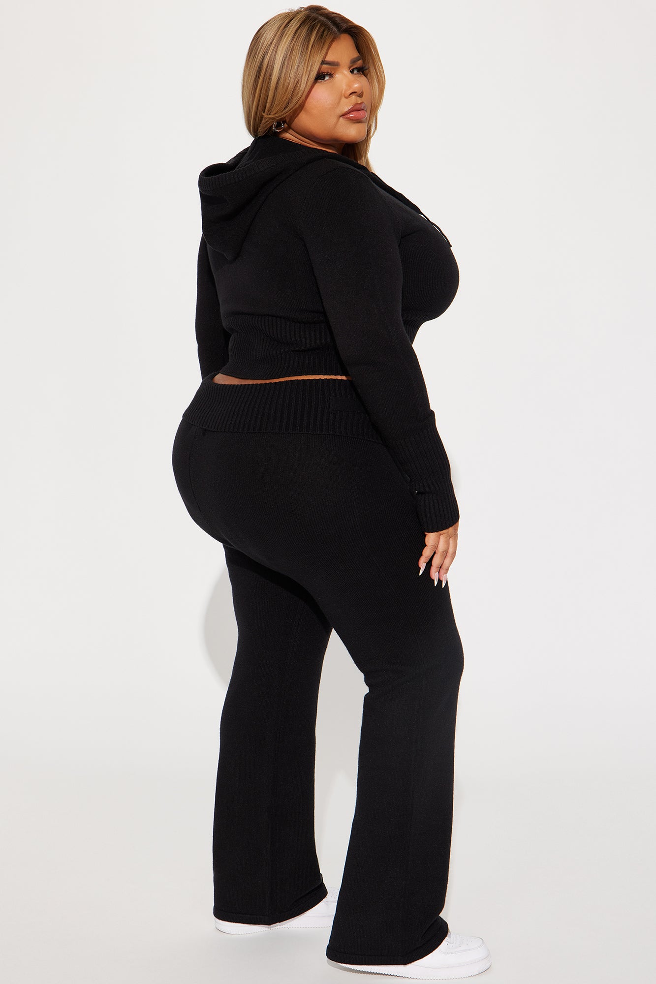 Lana Sweater Pant Set - Black - Image 7