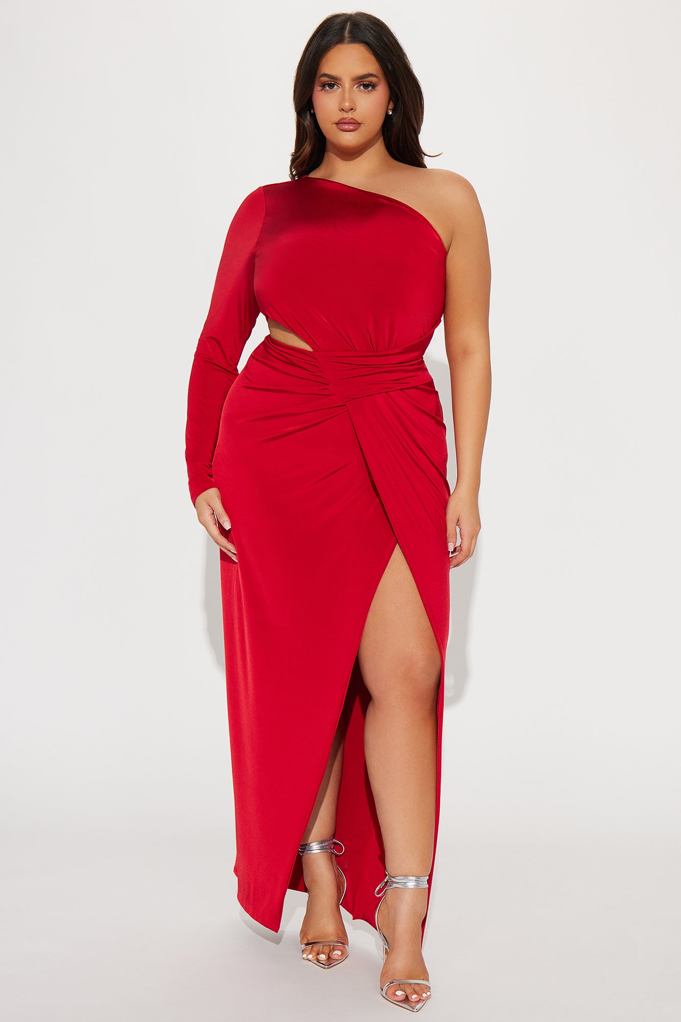 Lea Maxi Dress - Red - Image 4