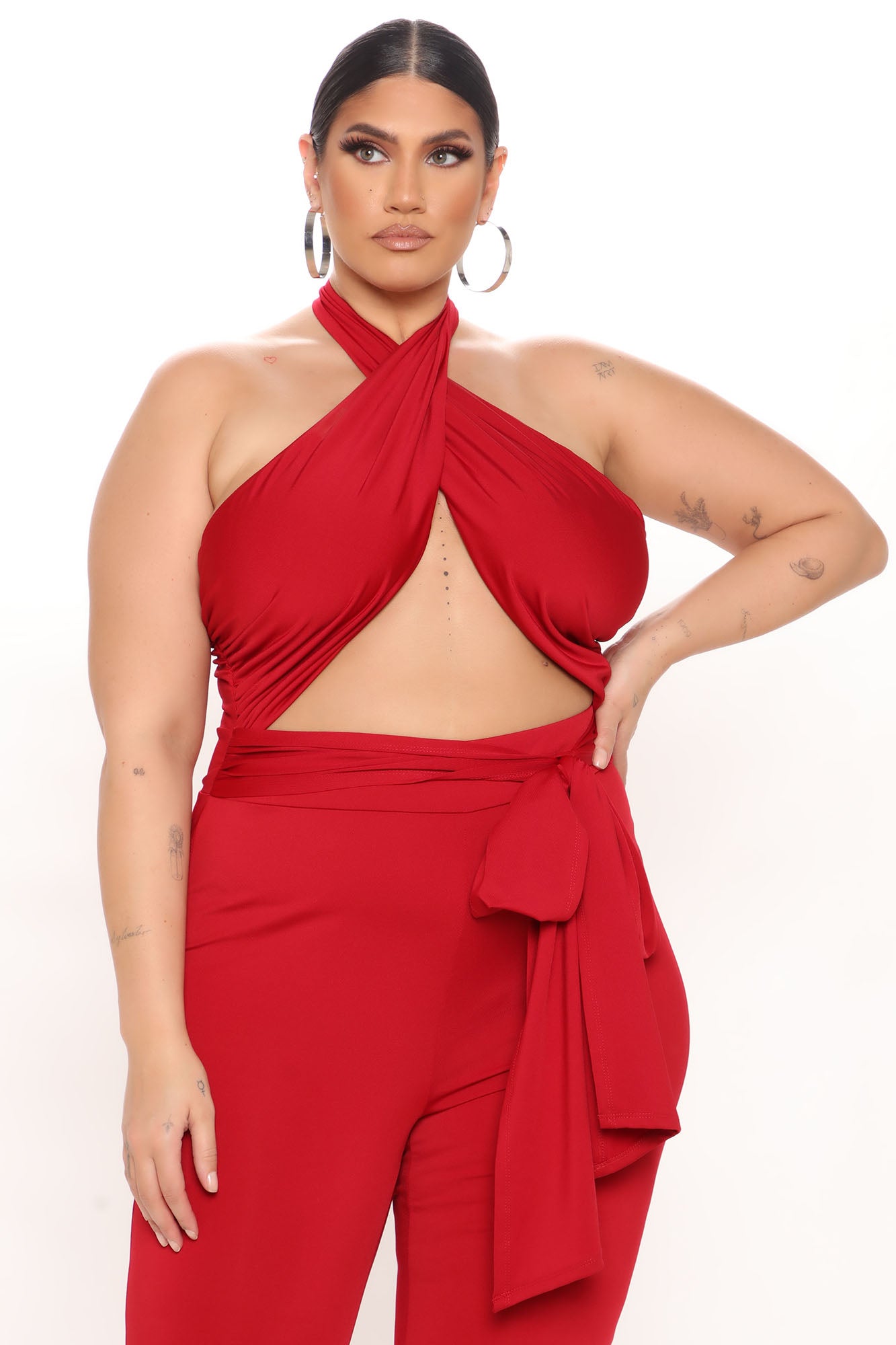Bad Intentions Jumpsuit - Red - Image 7