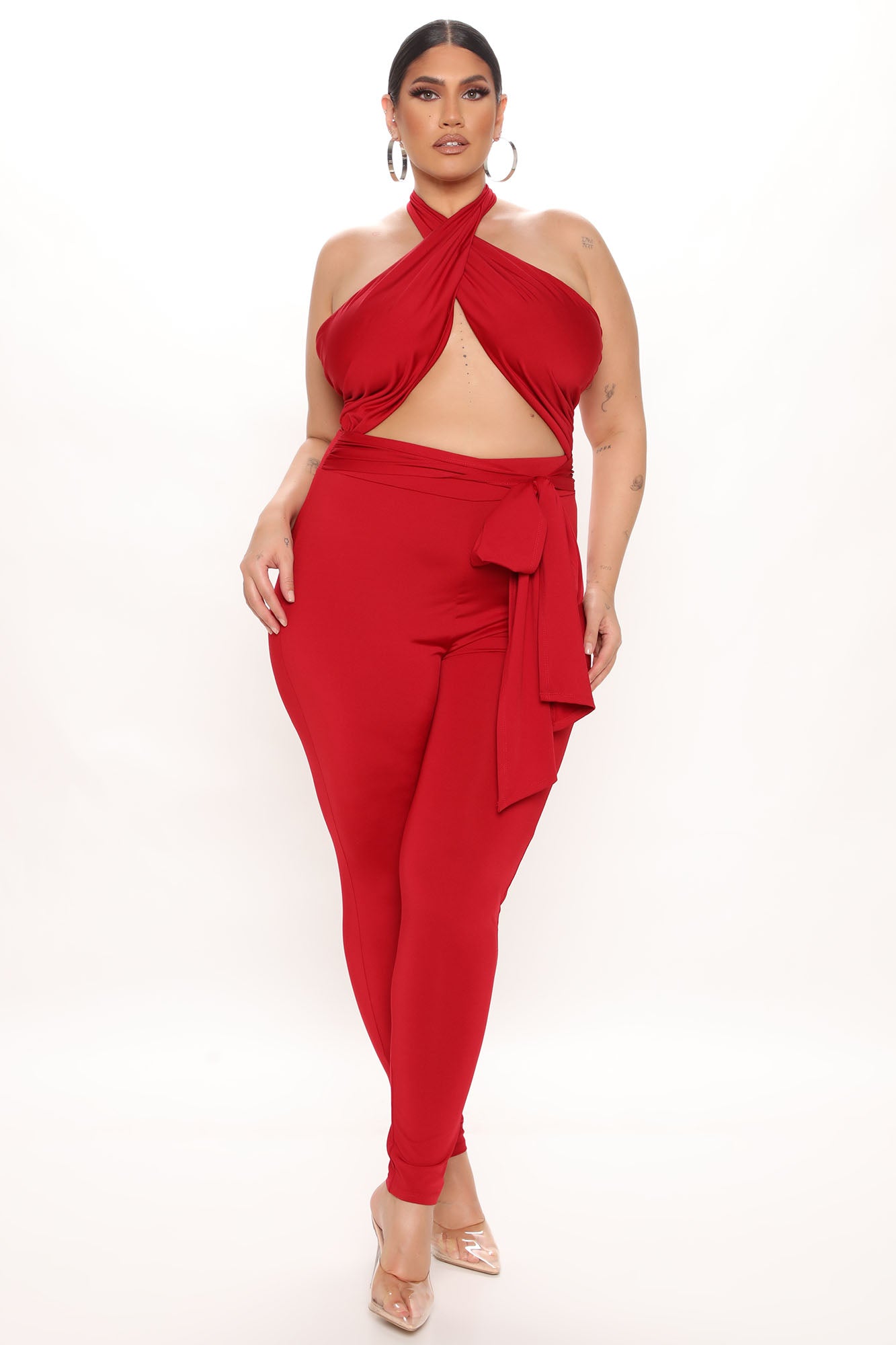 Bad Intentions Jumpsuit - Red - Image 6