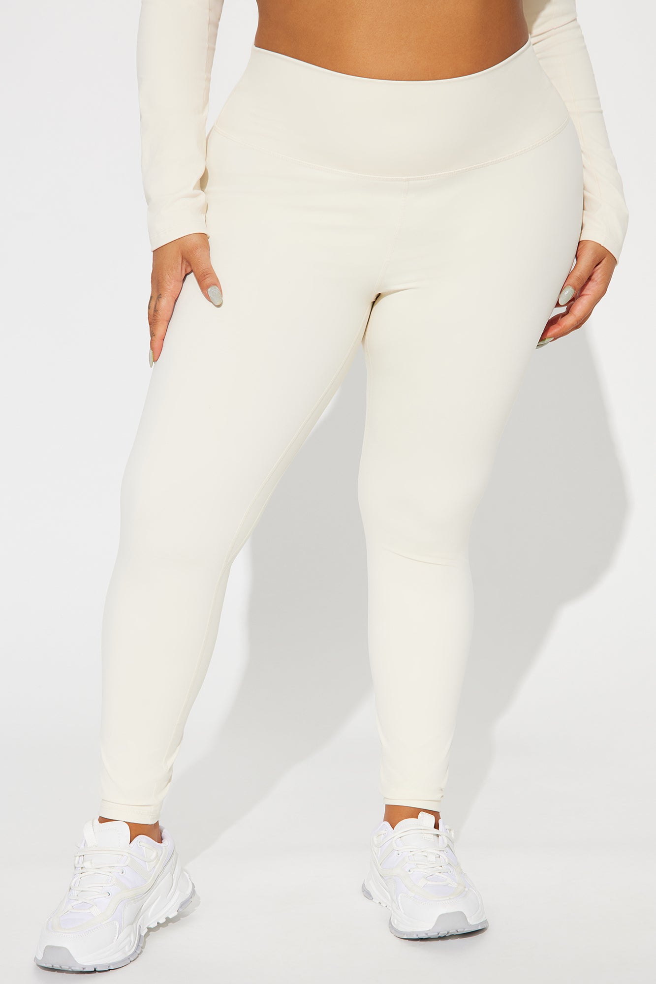 Get Right Active Leggings - Cream - Image 6