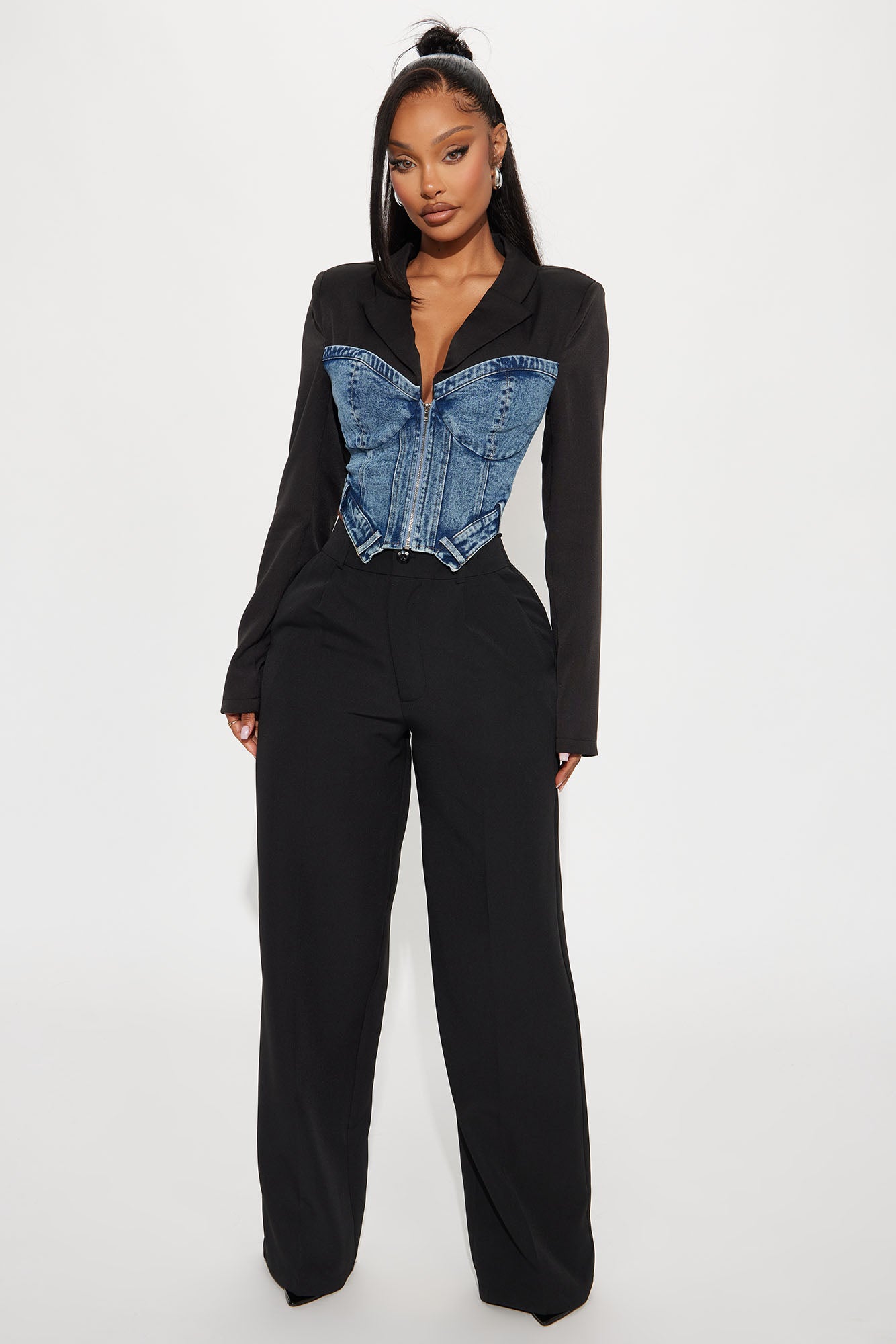 Take The Edge Off Blazer - Black/combo - Image 5