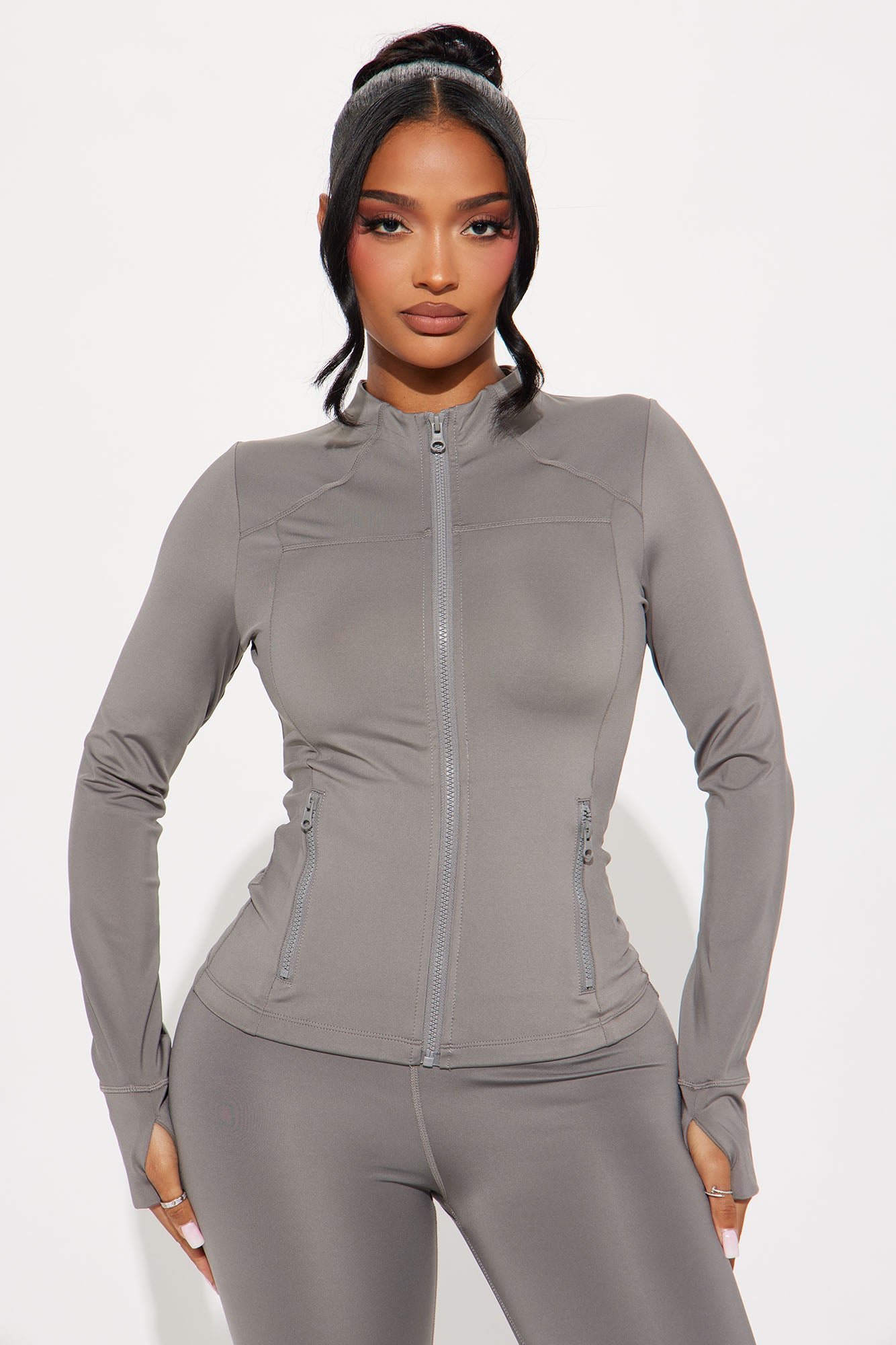 Take A Hike Elevate Active Jacket - Charcoal - Image 3