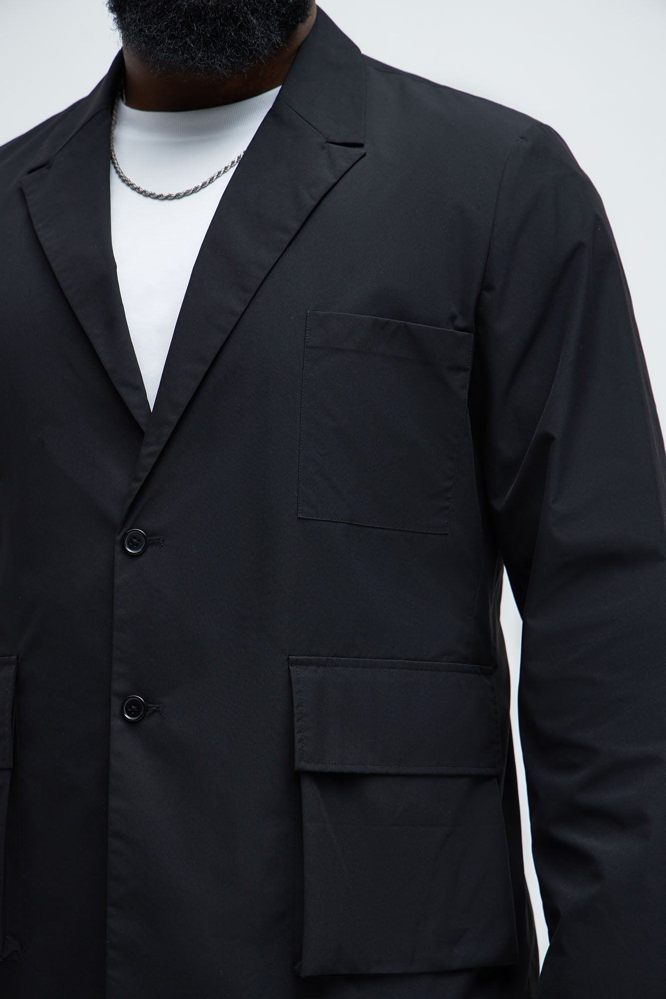 Ansel Tech Blazer - Black - Image 7