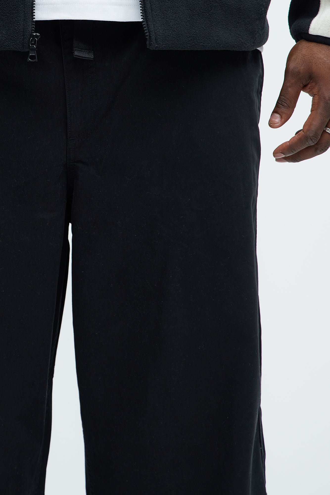 Barkley Belted Baggy Pants - Black - Image 8