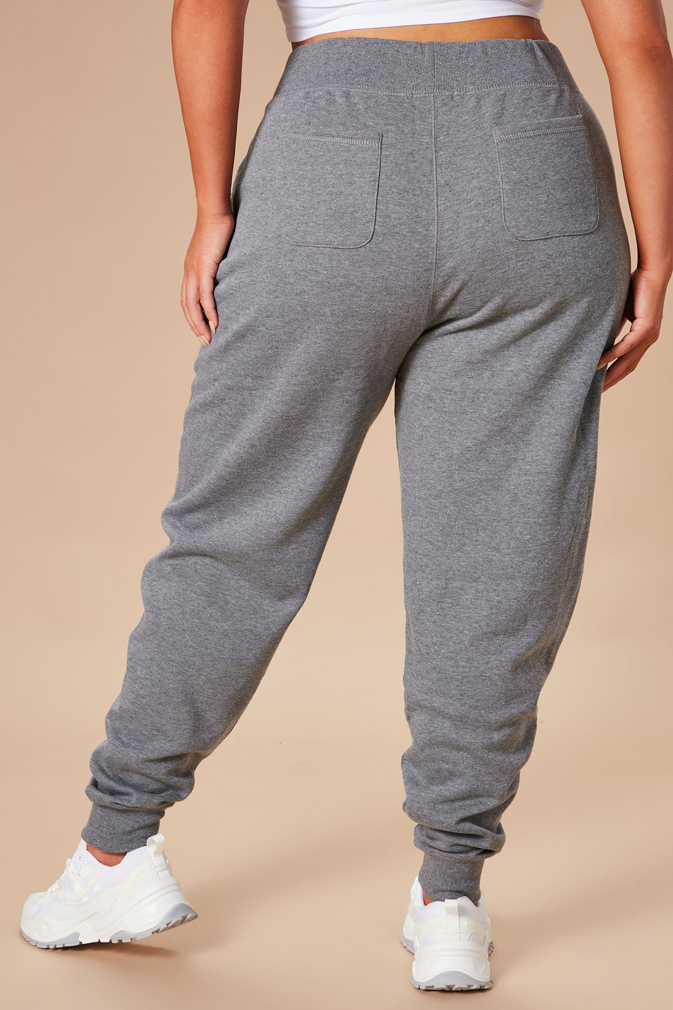 Relaxed Vibe Joggers - Heather Grey - Image 7
