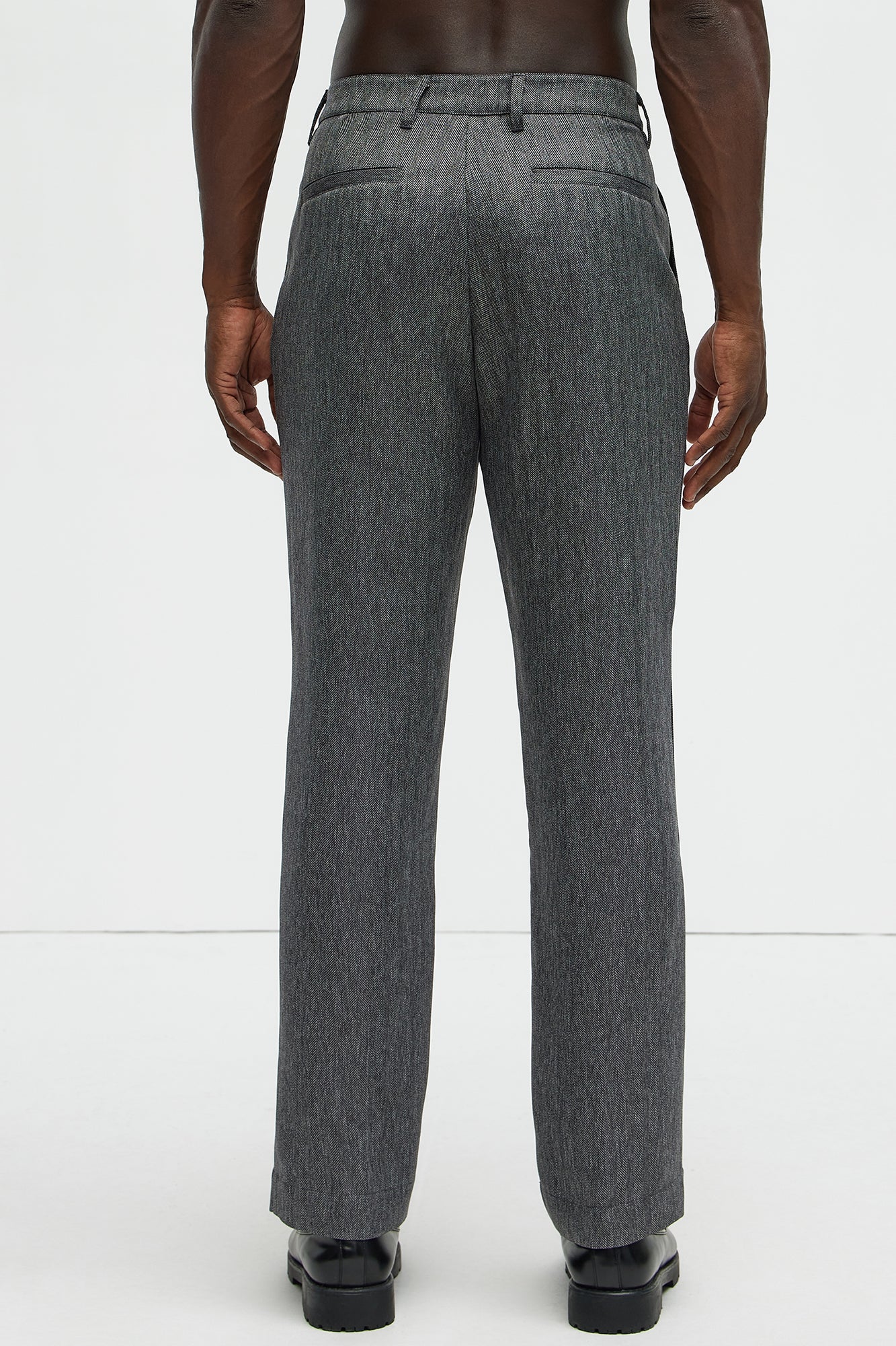 Double Time Pleated Straight Trousers - Grey/combo - Image 5