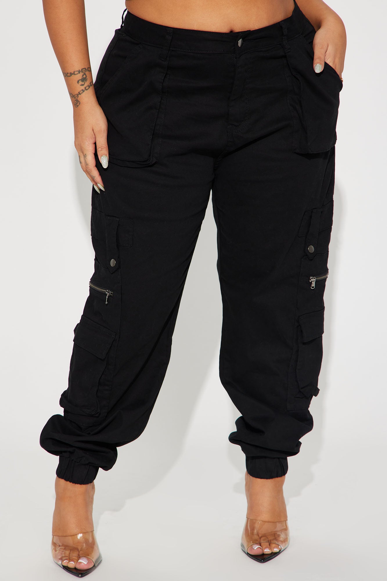 Exotica Cargo Jogger - Black - Image 5