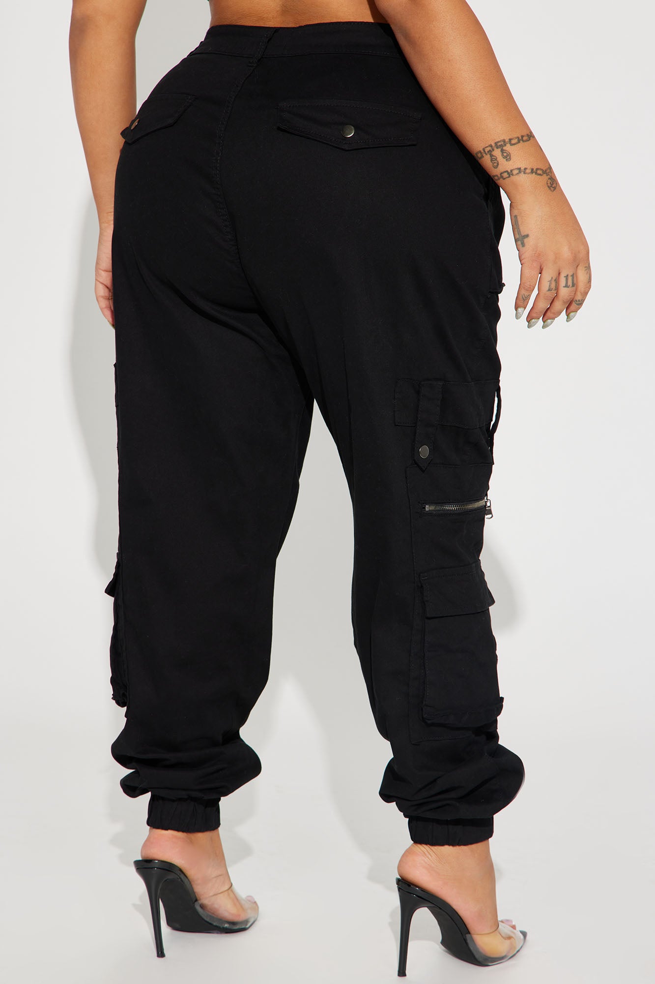 Exotica Cargo Jogger - Black - Image 6