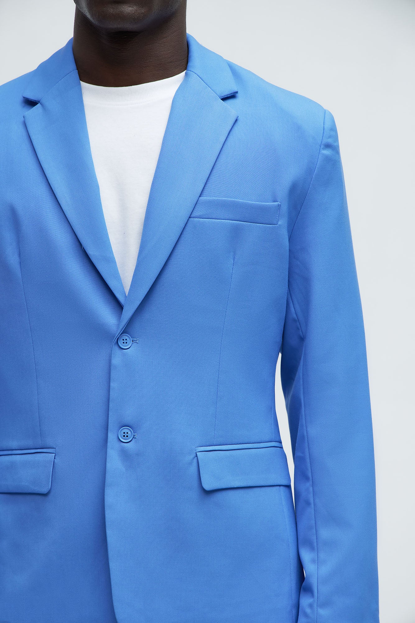 The Modern Stretch Suit Jacket - Blue - Image 4