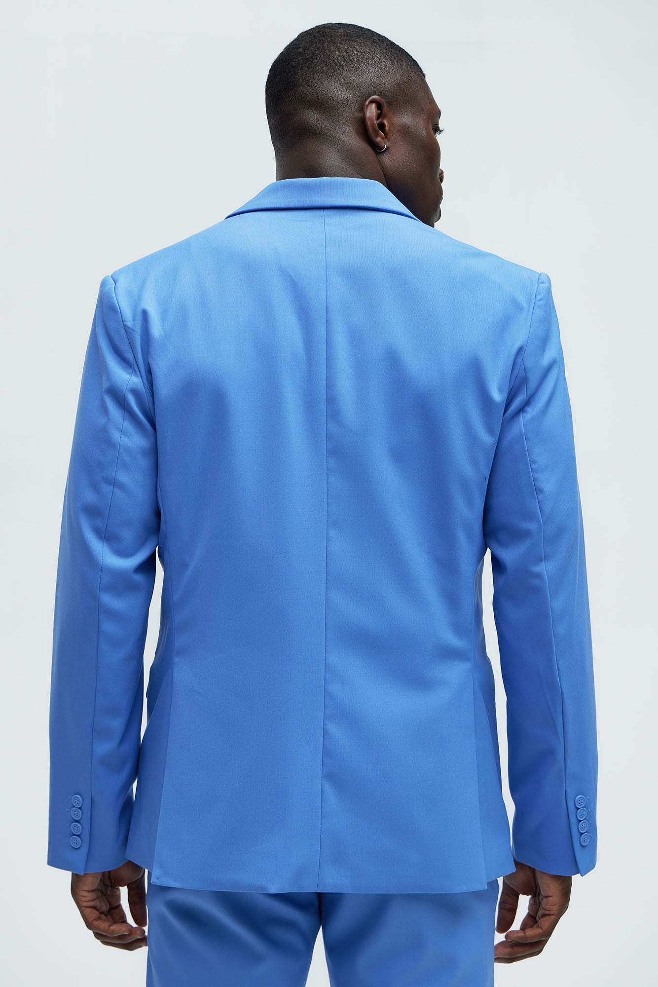 The Modern Stretch Suit Jacket - Blue - Image 5