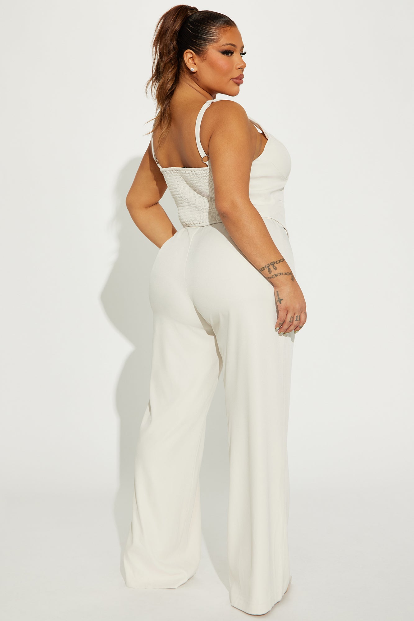 That Girl Vest Pant Set - Cream - Image 7