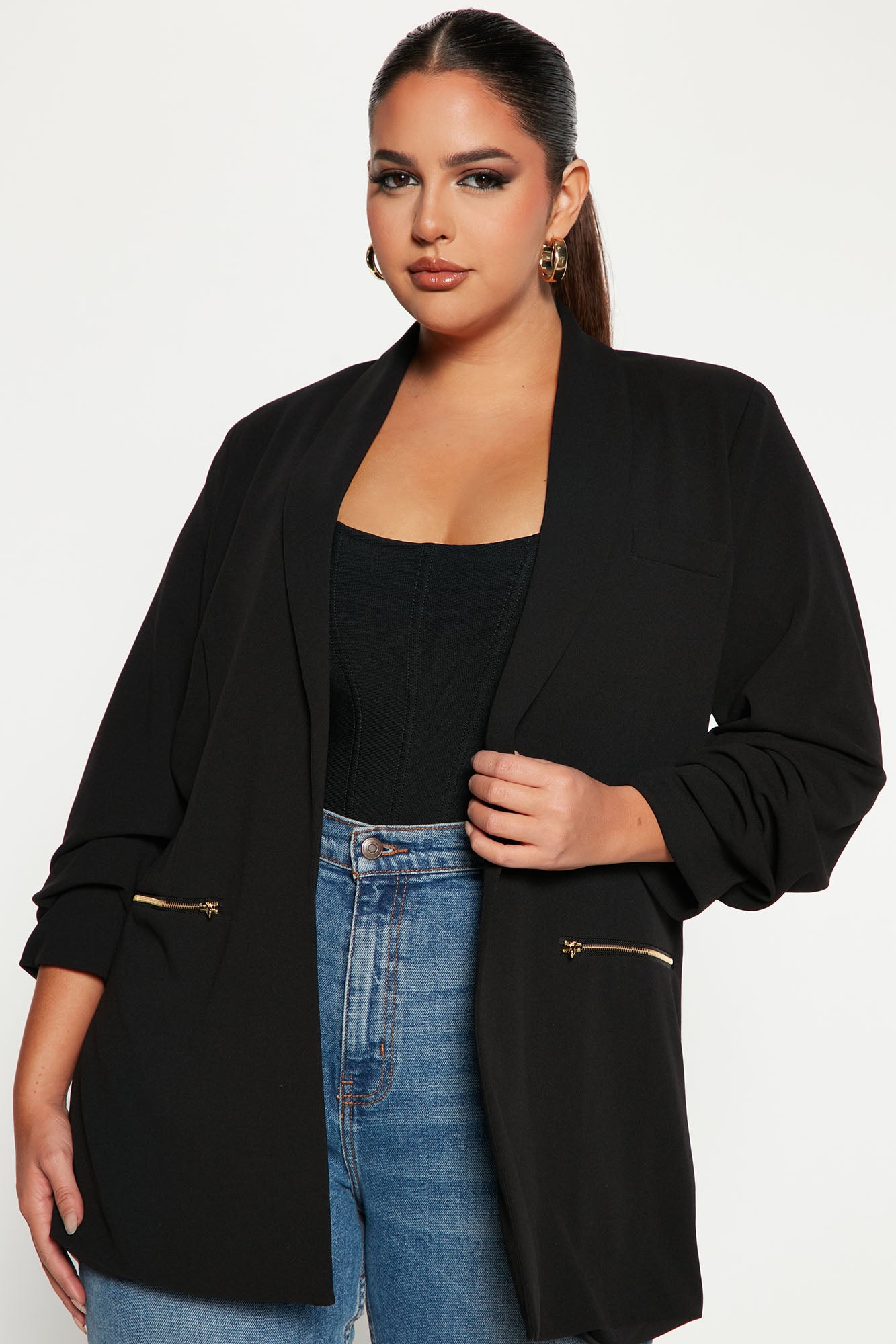 Bethany Blazer - Black - Image 4