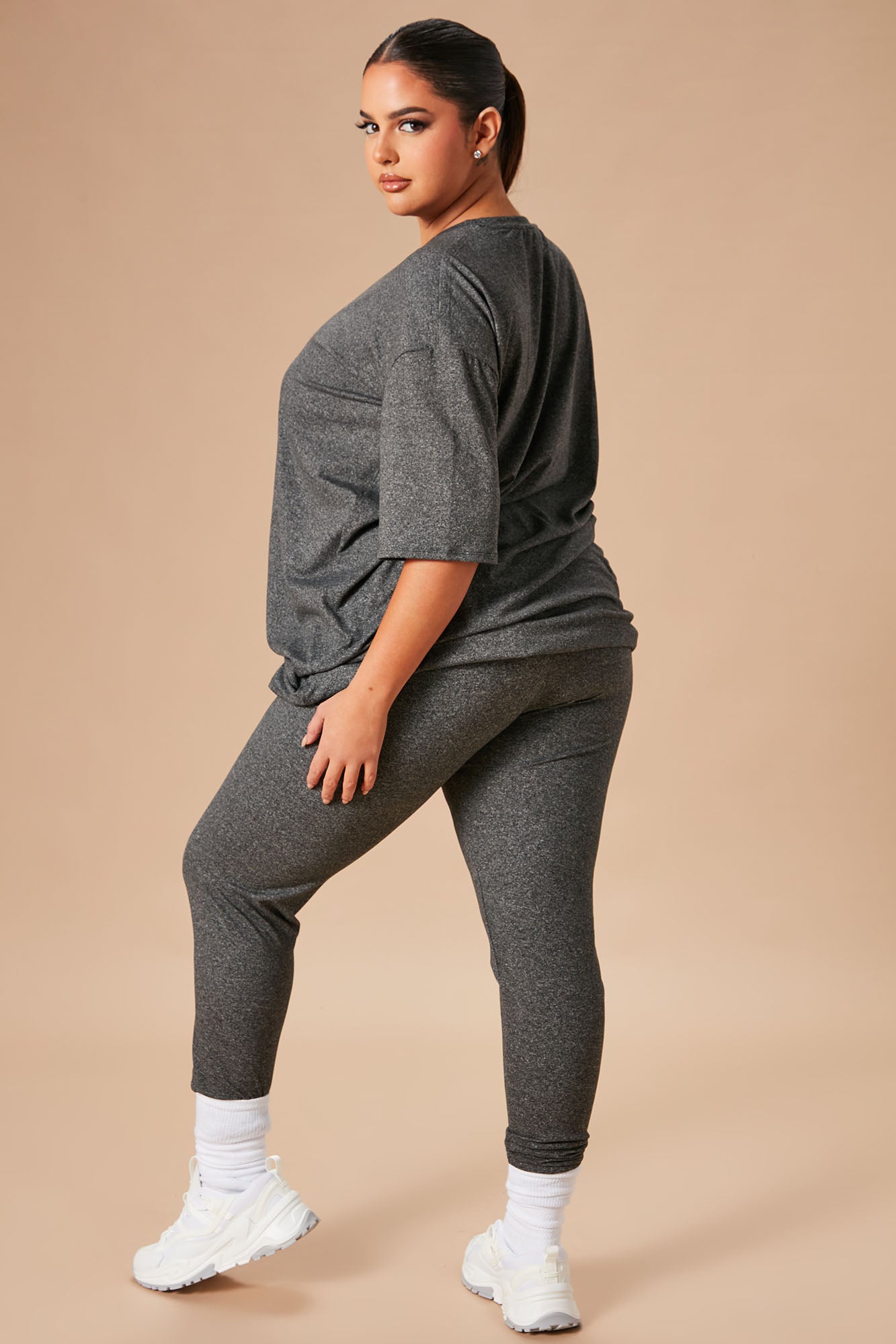 Weekend Vibes Legging Set - Charcoal - Image 6
