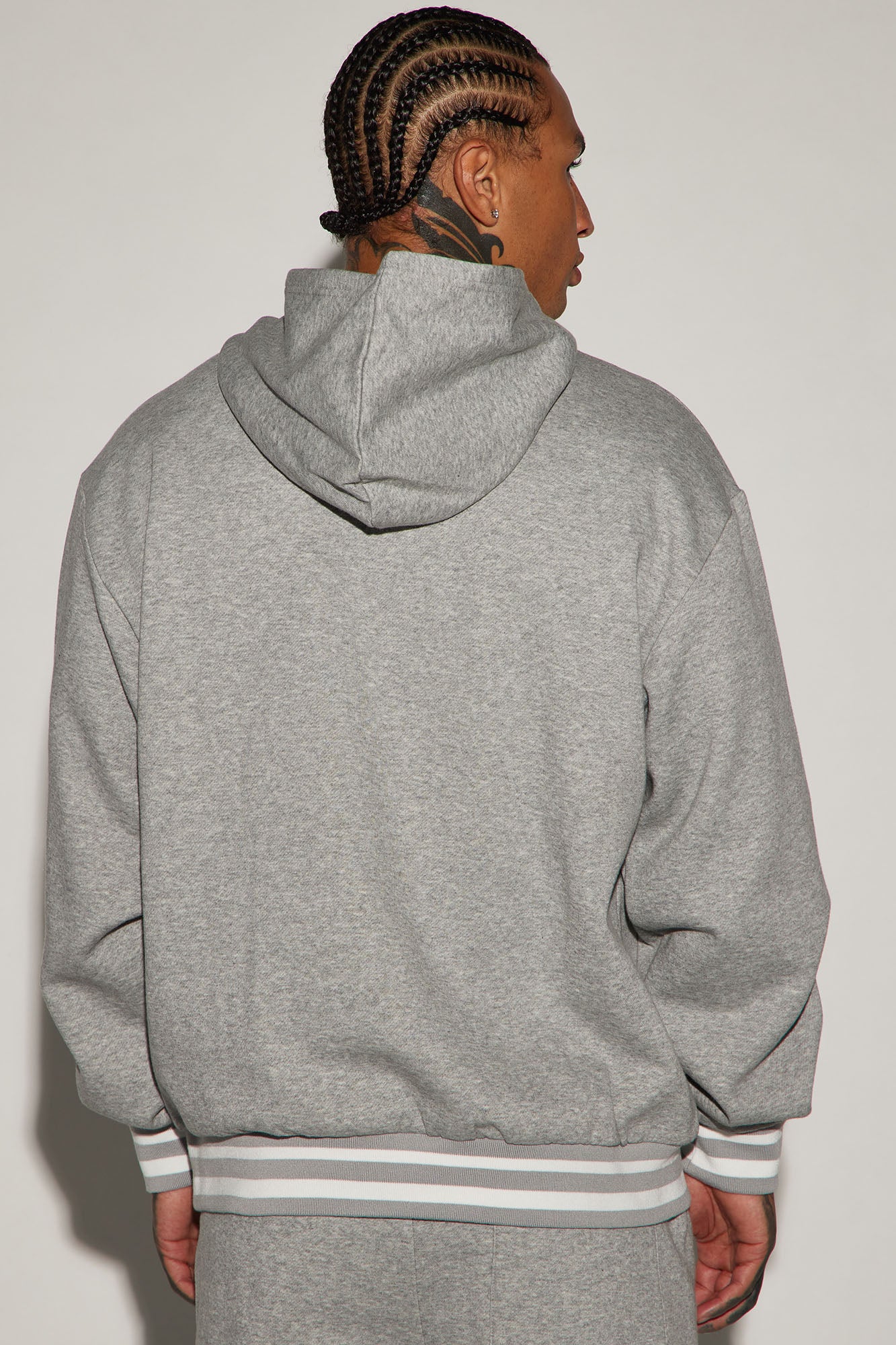 Melrose Hoodie - Heather Grey - Image 3