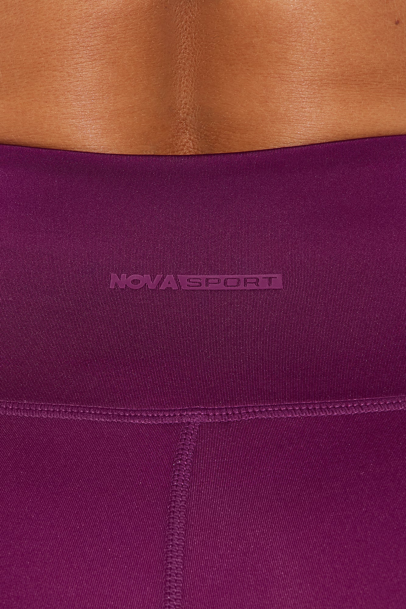 Run It Up Elevate Capri Active Legging - Plum - Image 4