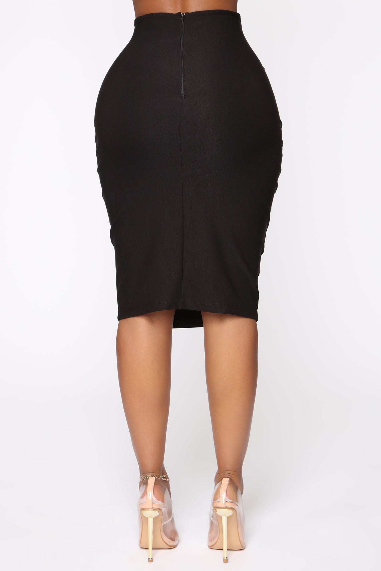 I See You Looking Super High Waist Skirt - Black - Image 4