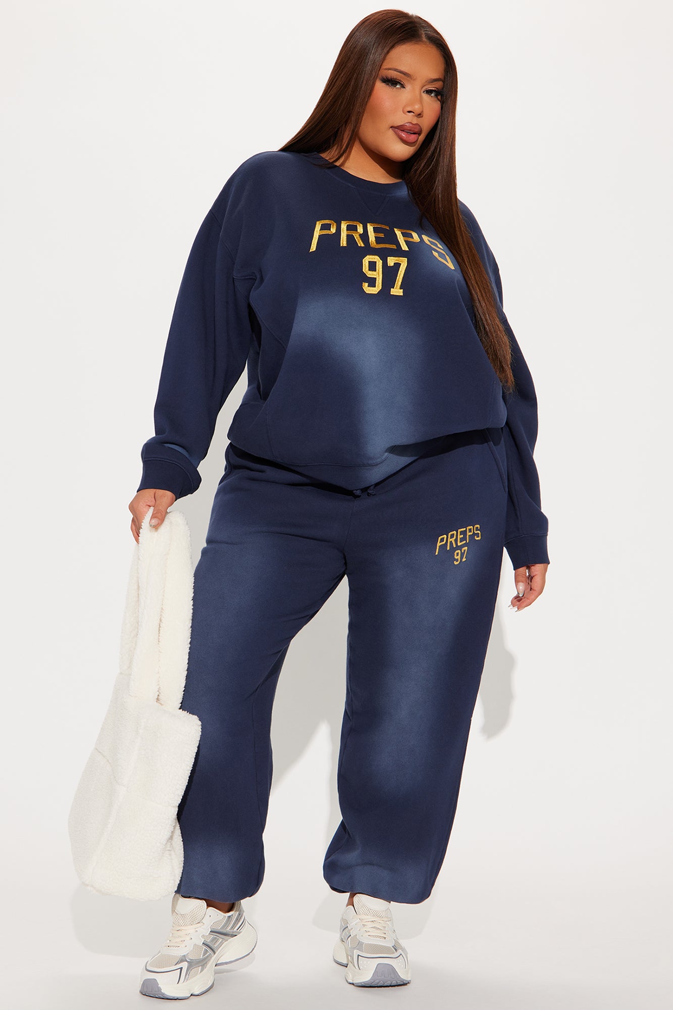 97 Fleece Pant Set - Navy - Image 6