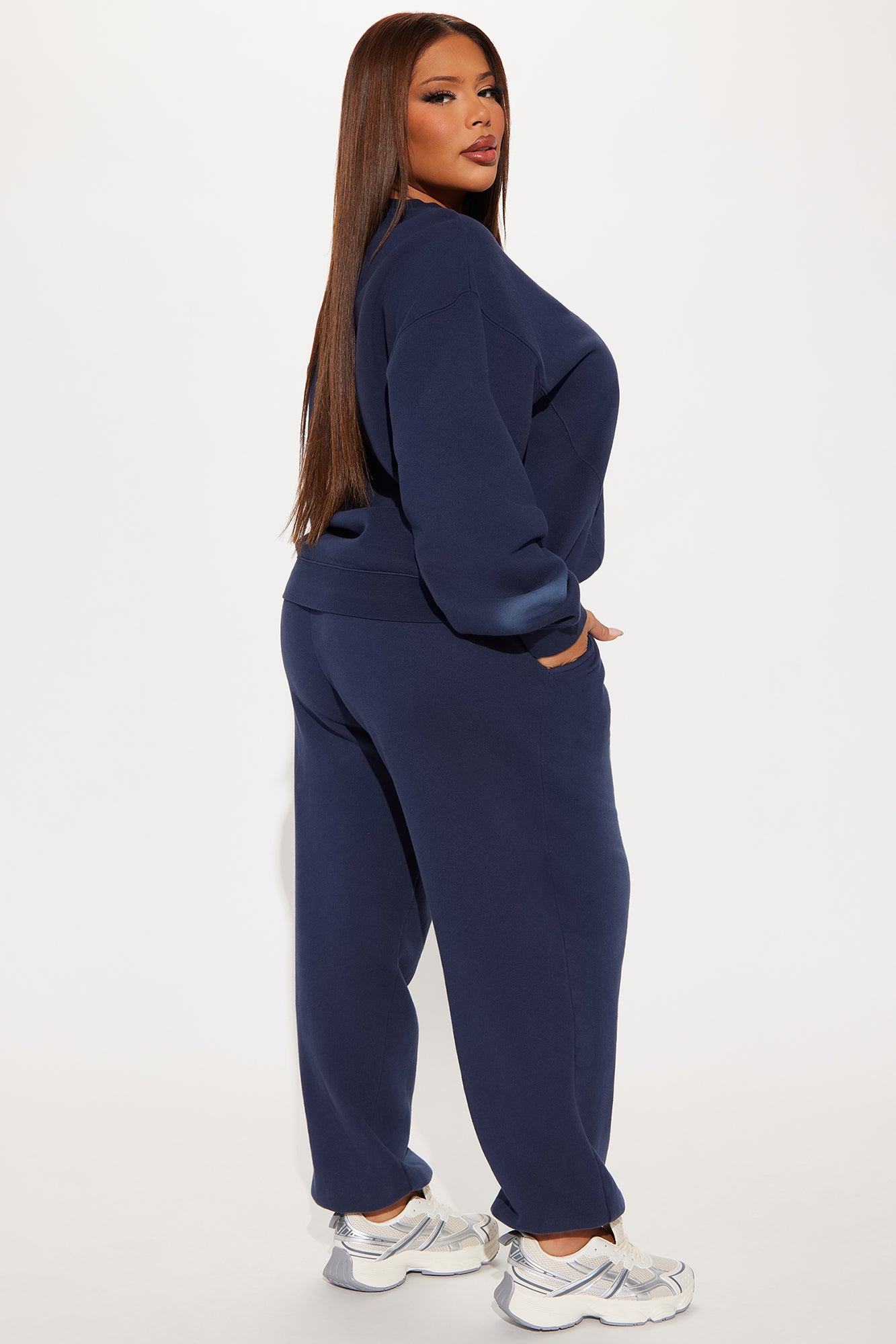 97 Fleece Pant Set - Navy - Image 8