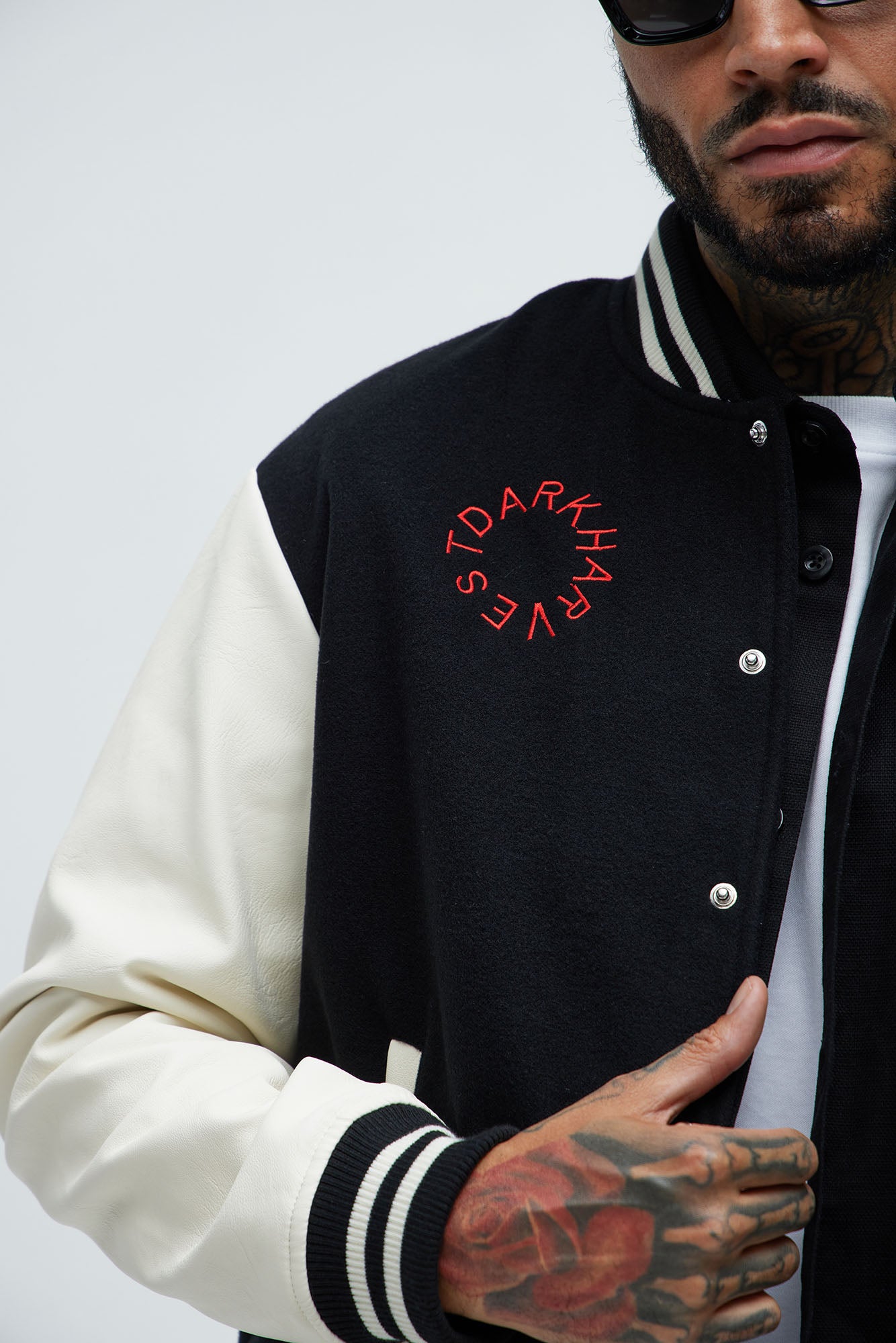Dark Harvest Varsity Jacket - Black - Image 3