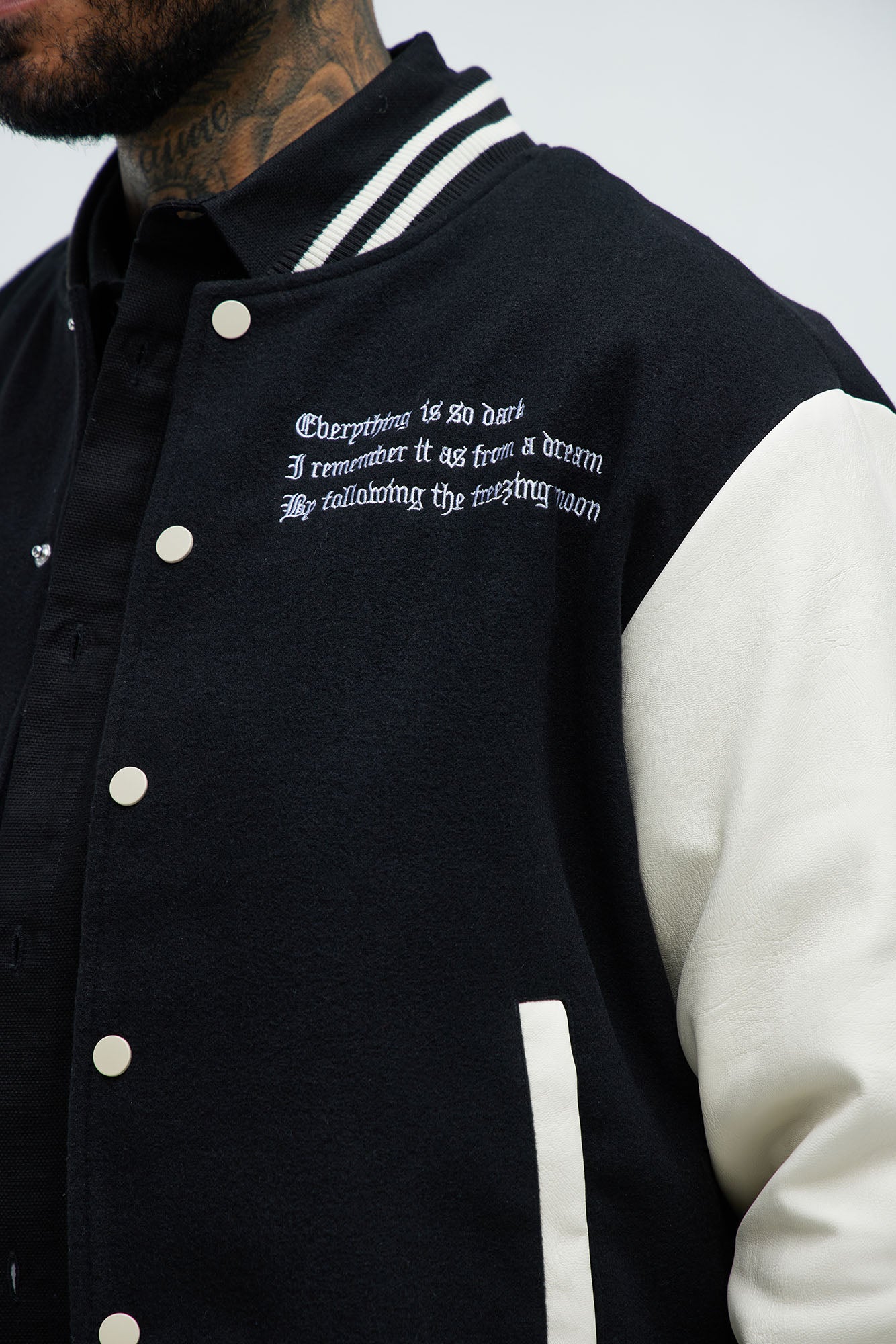 Dark Harvest Varsity Jacket - Black - Image 4