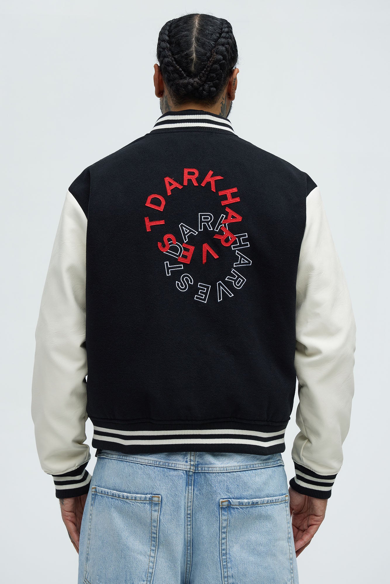 Dark Harvest Varsity Jacket - Black - Image 5