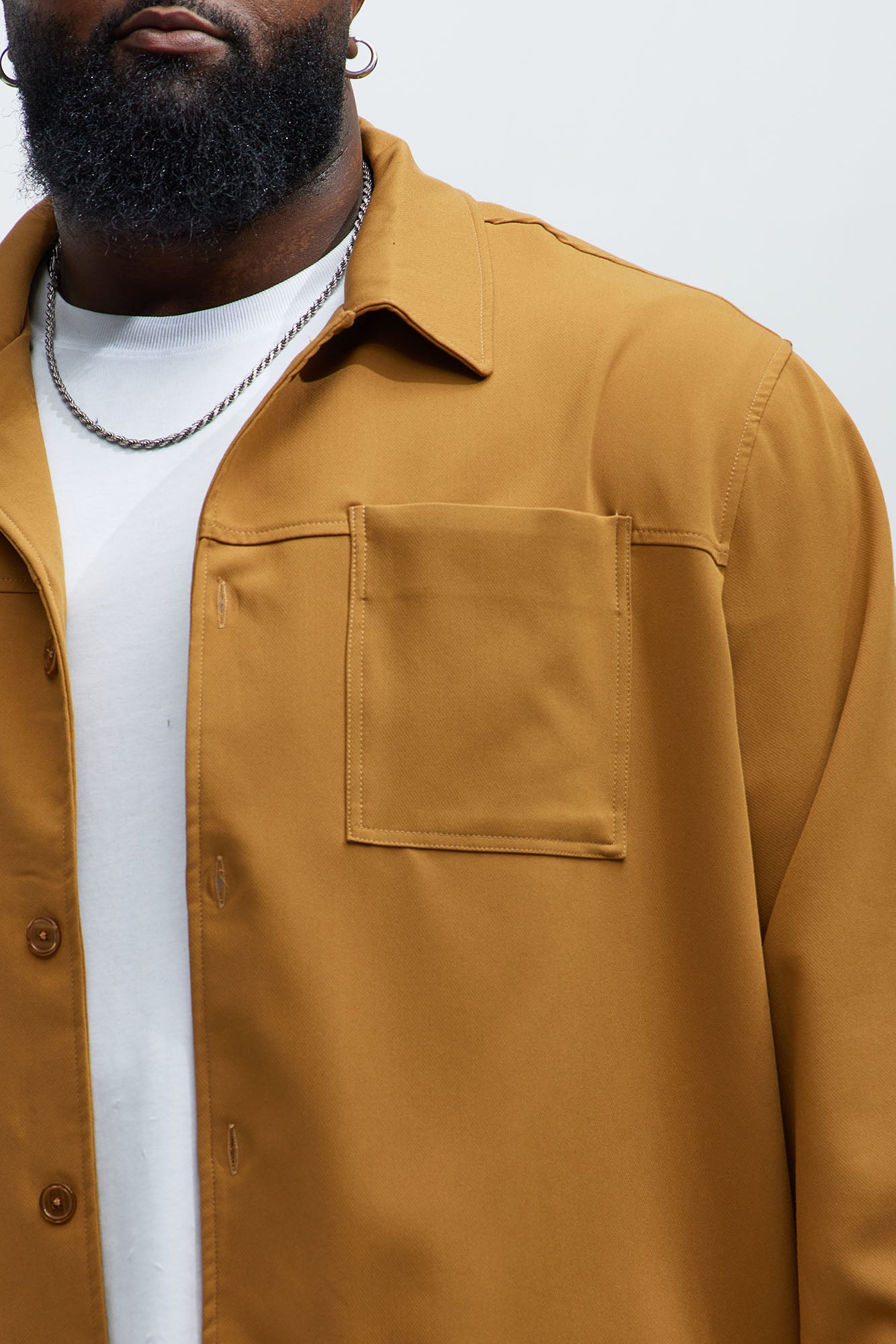 Ronan Weekender Button Up Shirt - Camel - Image 6