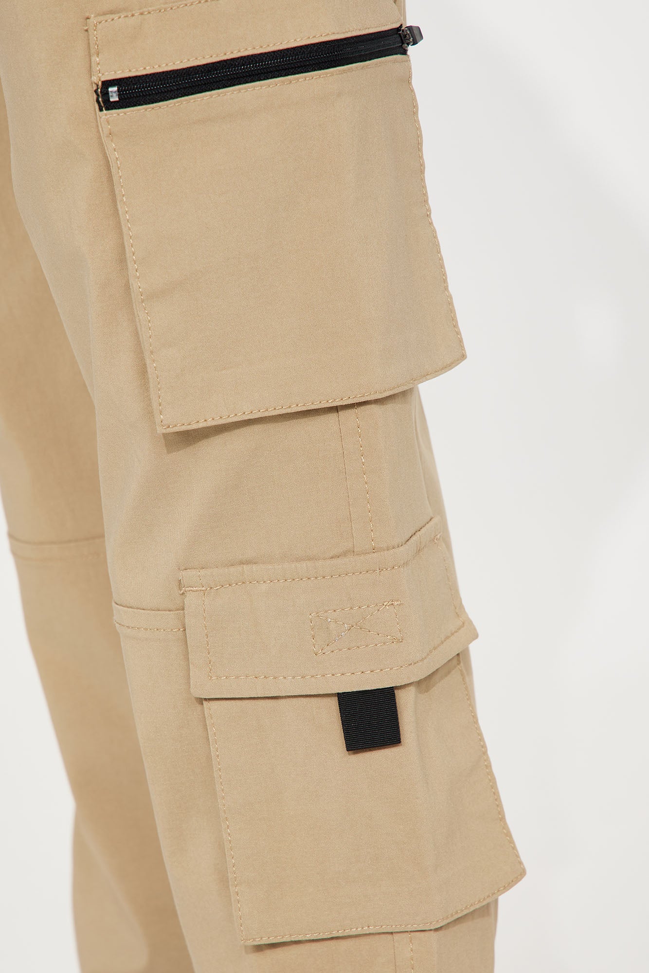Mini Winning Season Tech Twill Utility Joggers - Khaki - Image 3