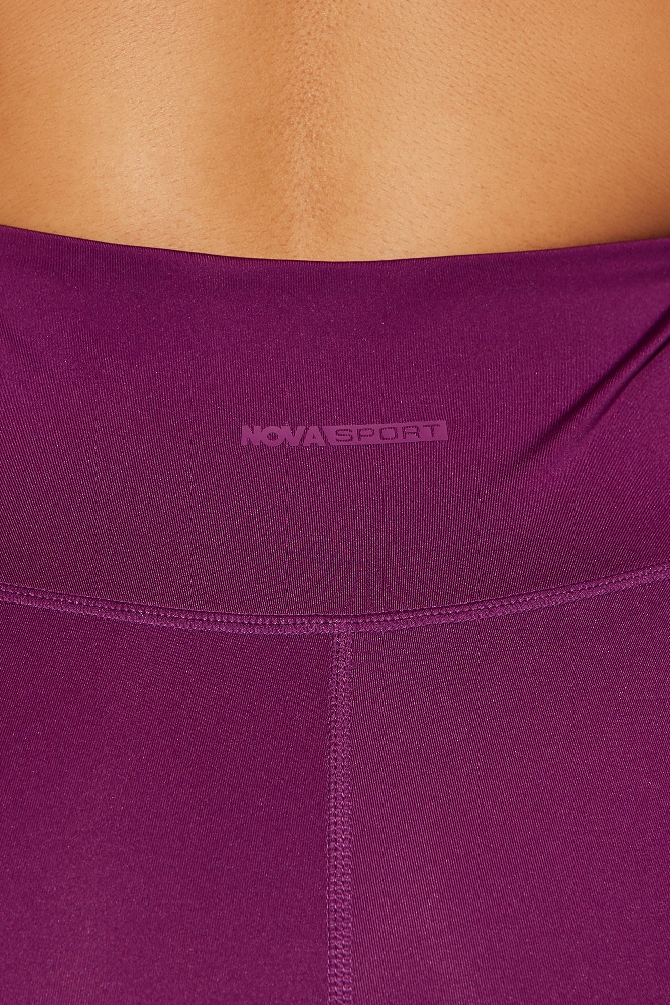 Run It Up Elevate Capri Active Legging - Plum - Image 8