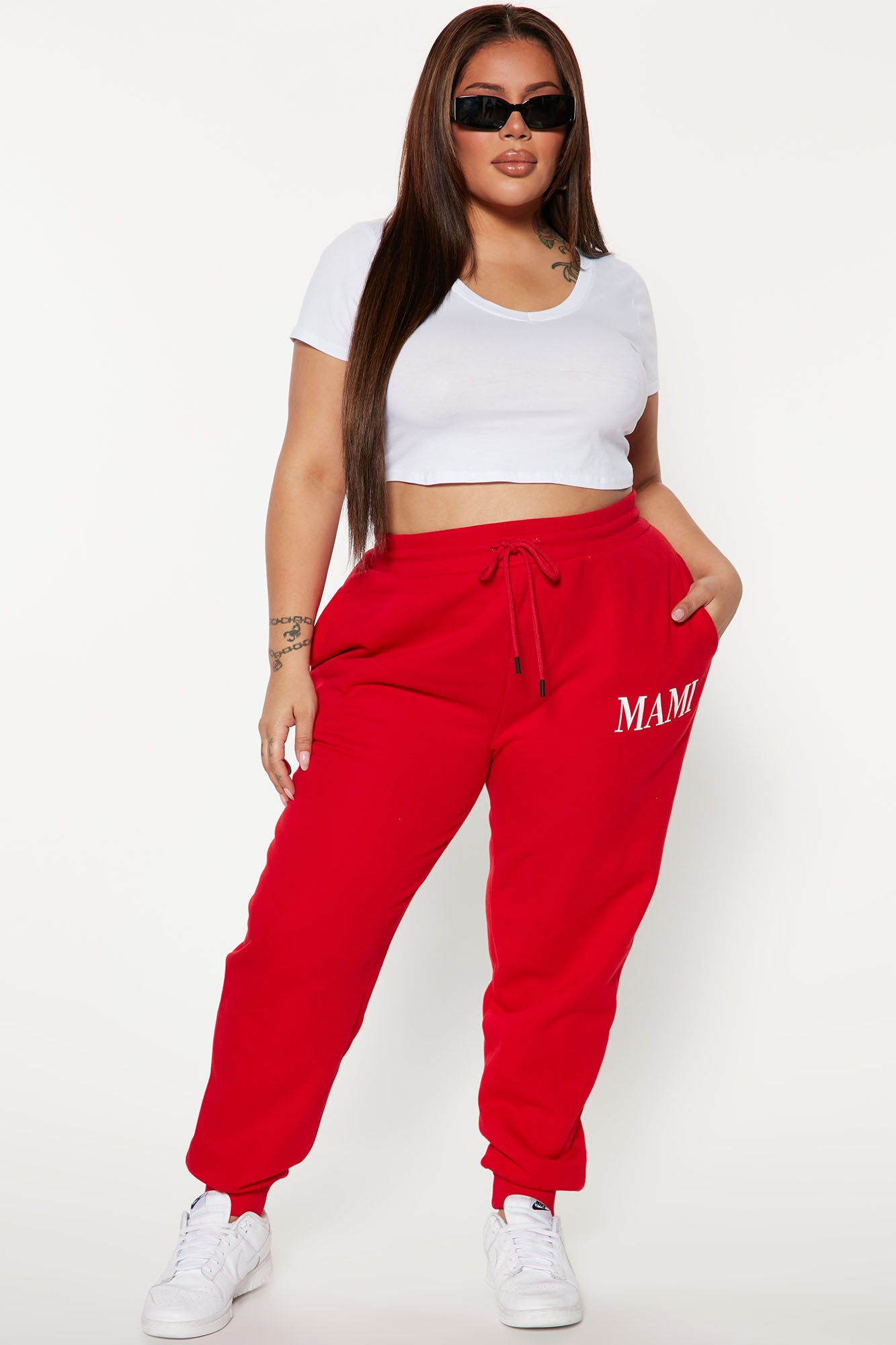 Family Goals Women's Mami Jogger - Red - Image 4