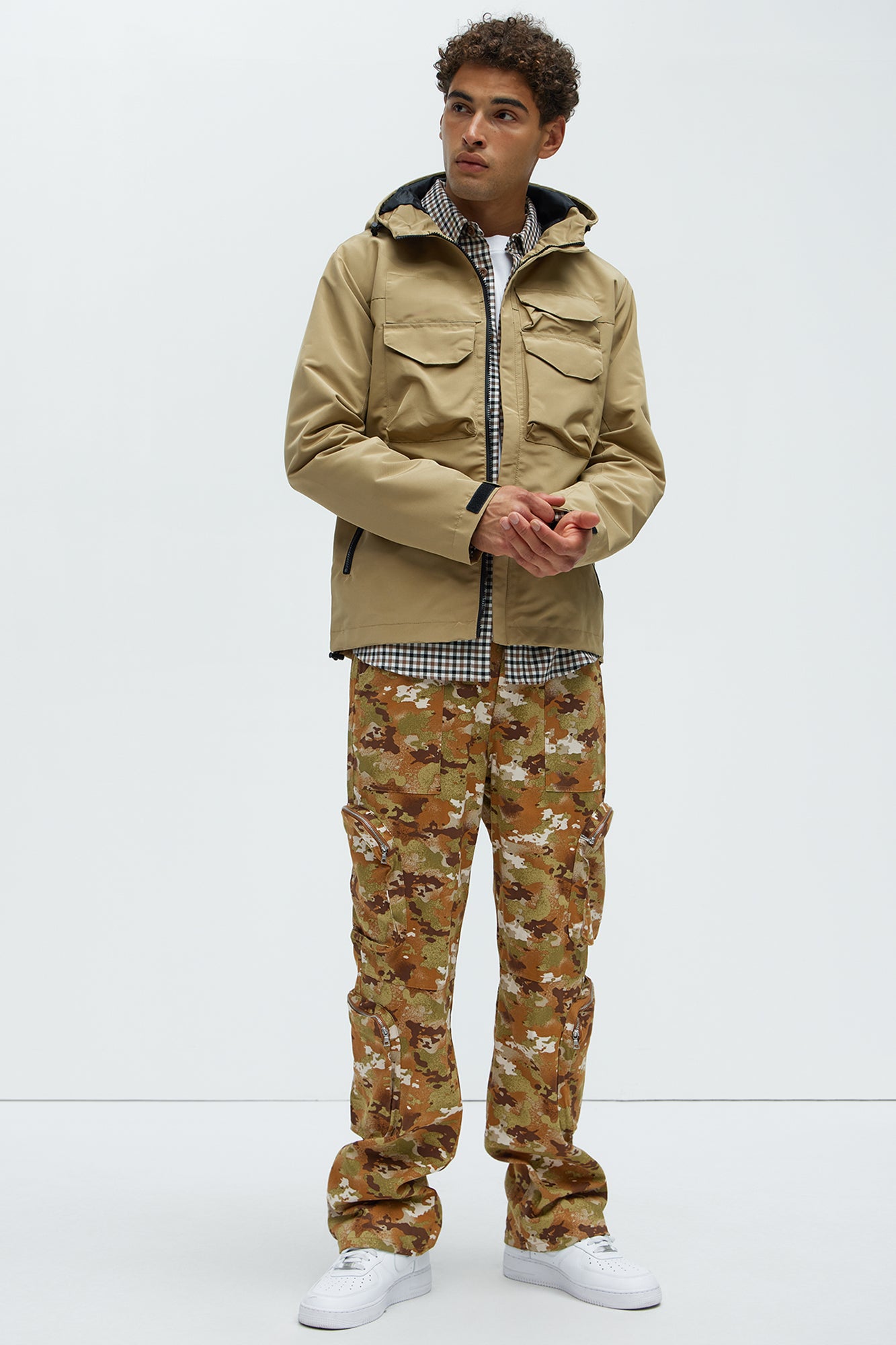 Tony Straight Cargo Pants - Camouflage - Image 3