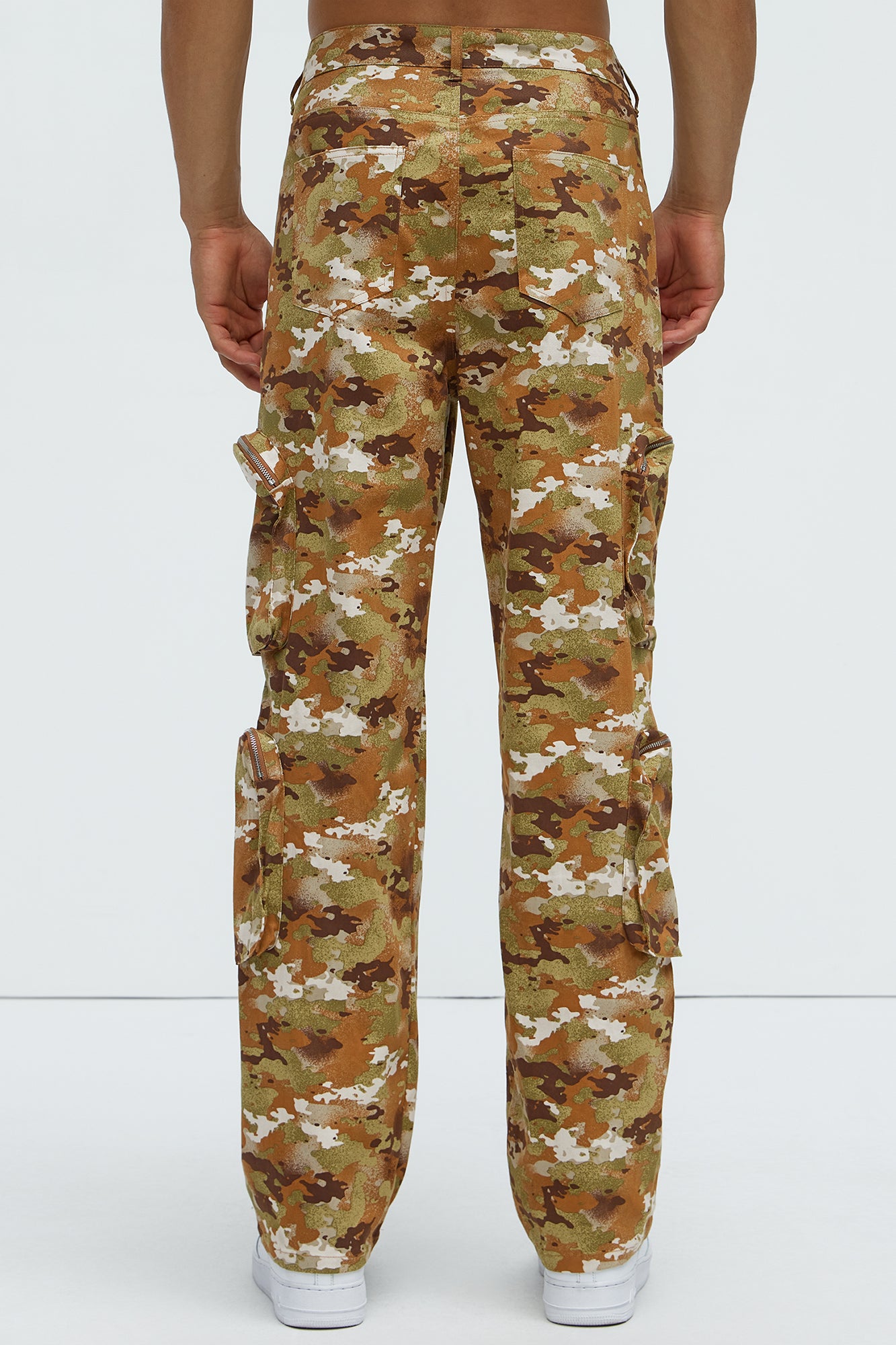 Tony Straight Cargo Pants - Camouflage - Image 5