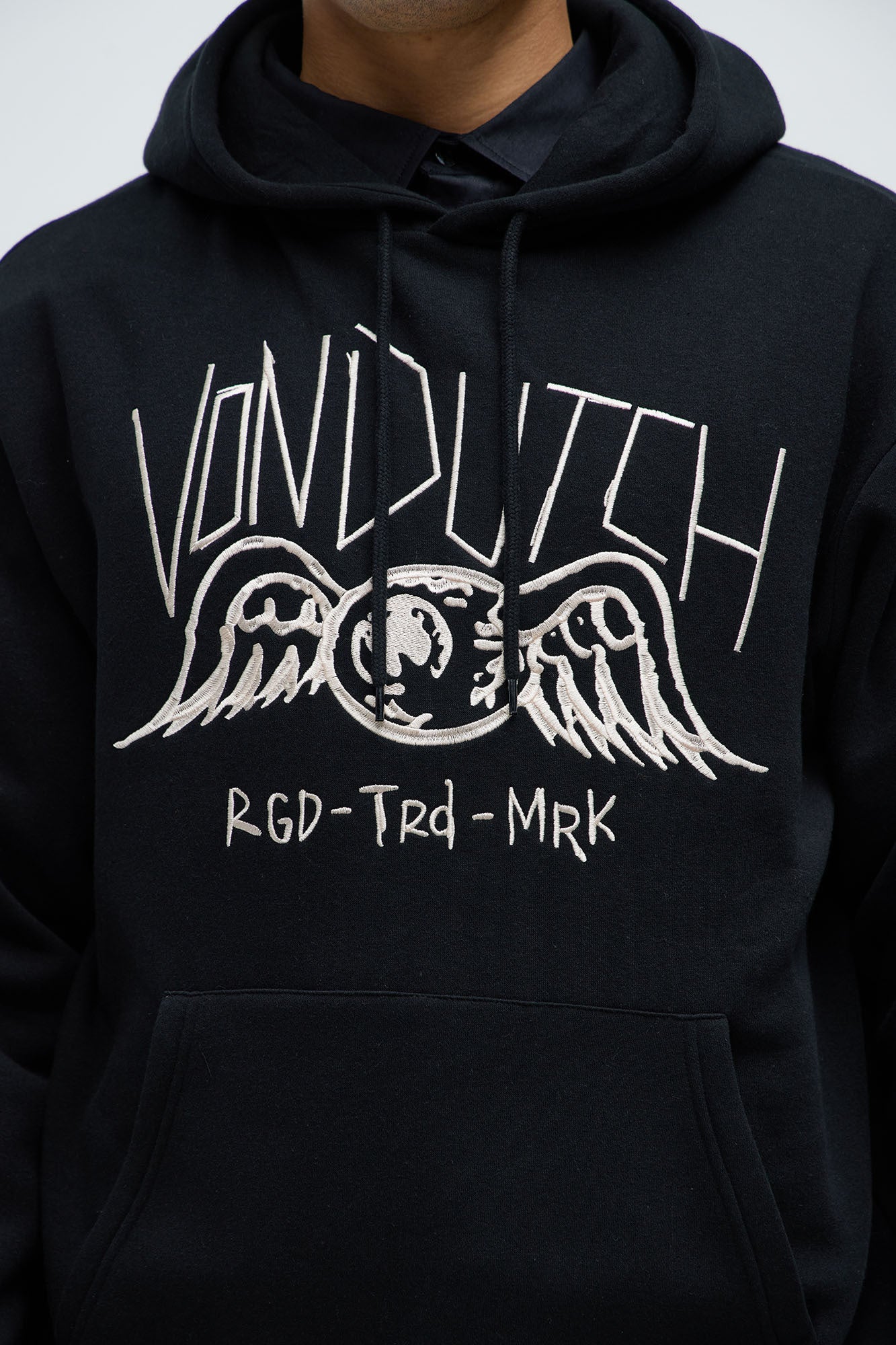 Von Dutch Eye Sketch Hoodie - Black - Image 4