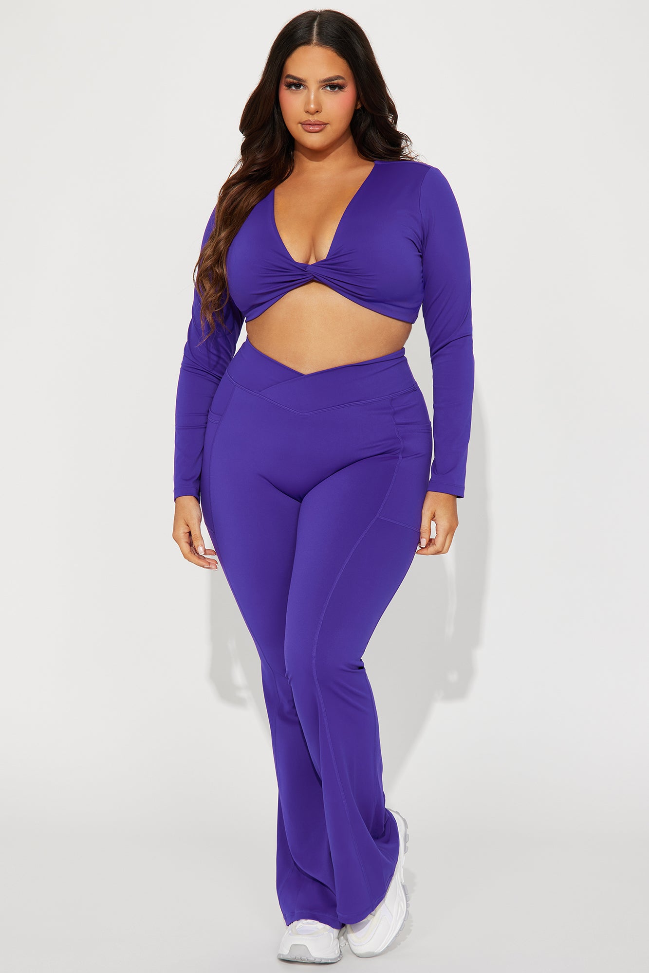Amara Active Leggings - Plum - Image 4