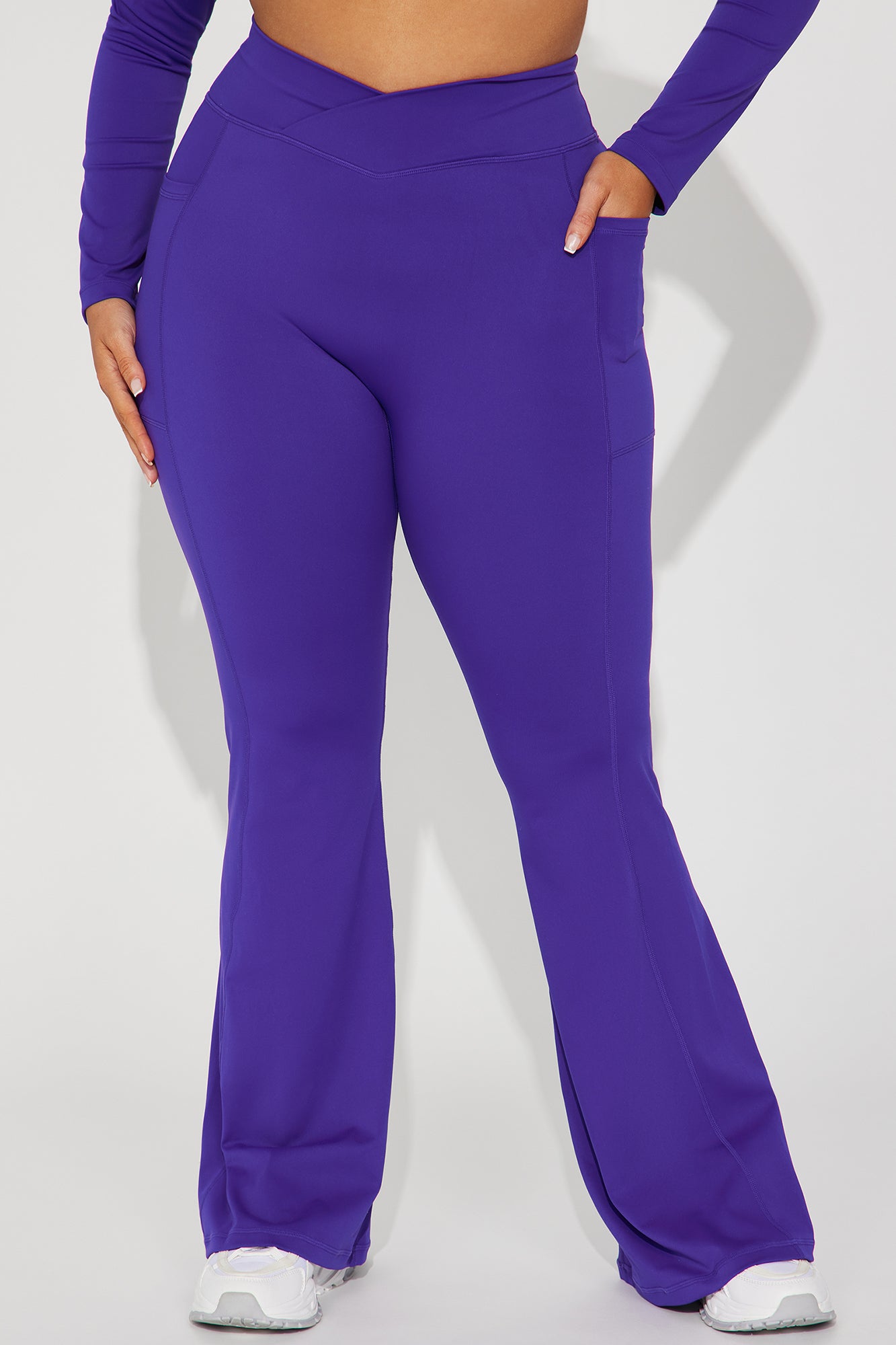 Amara Active Leggings - Plum - Image 5