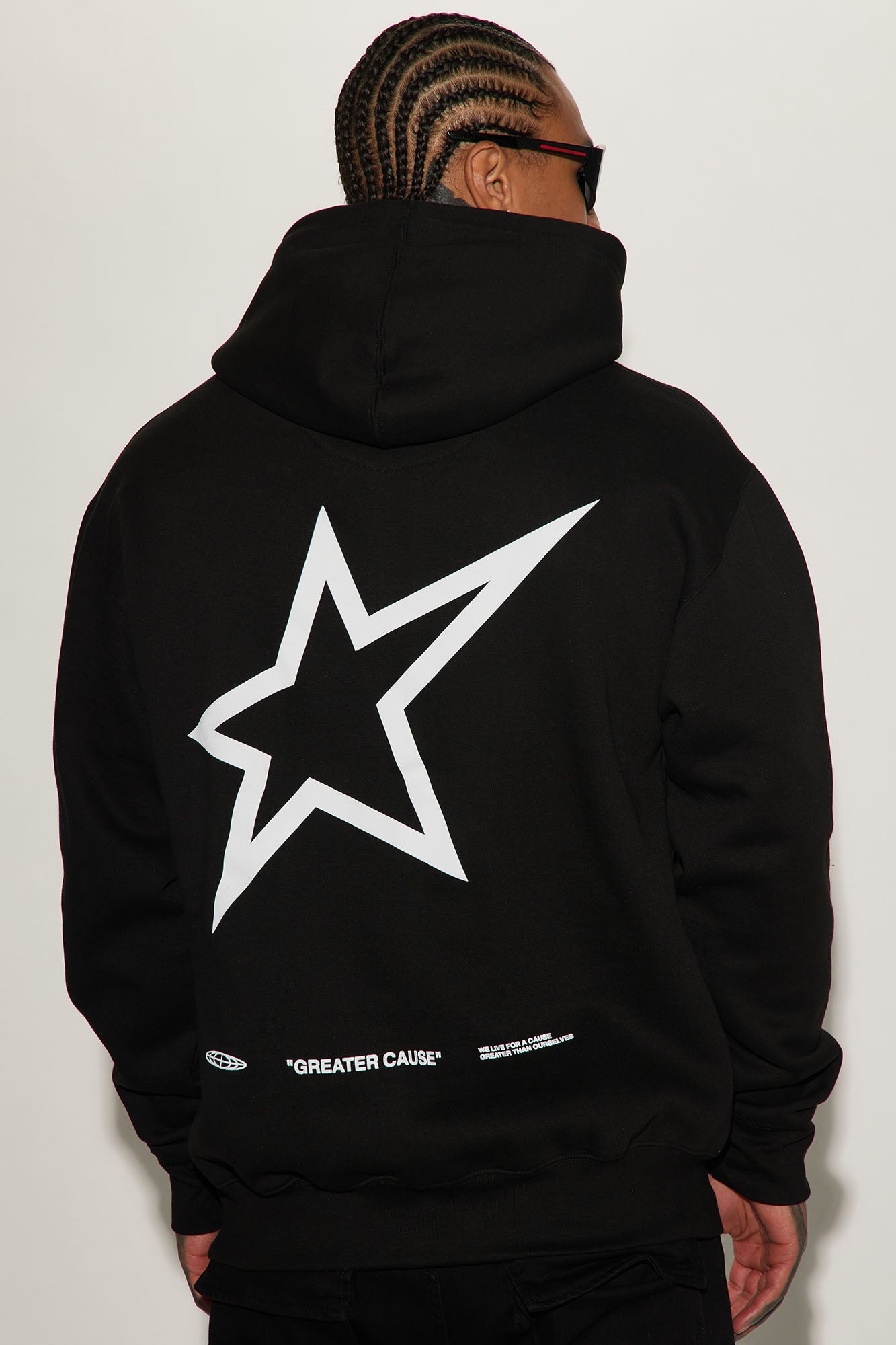Greater Cause Hoodie - Black - Image 5