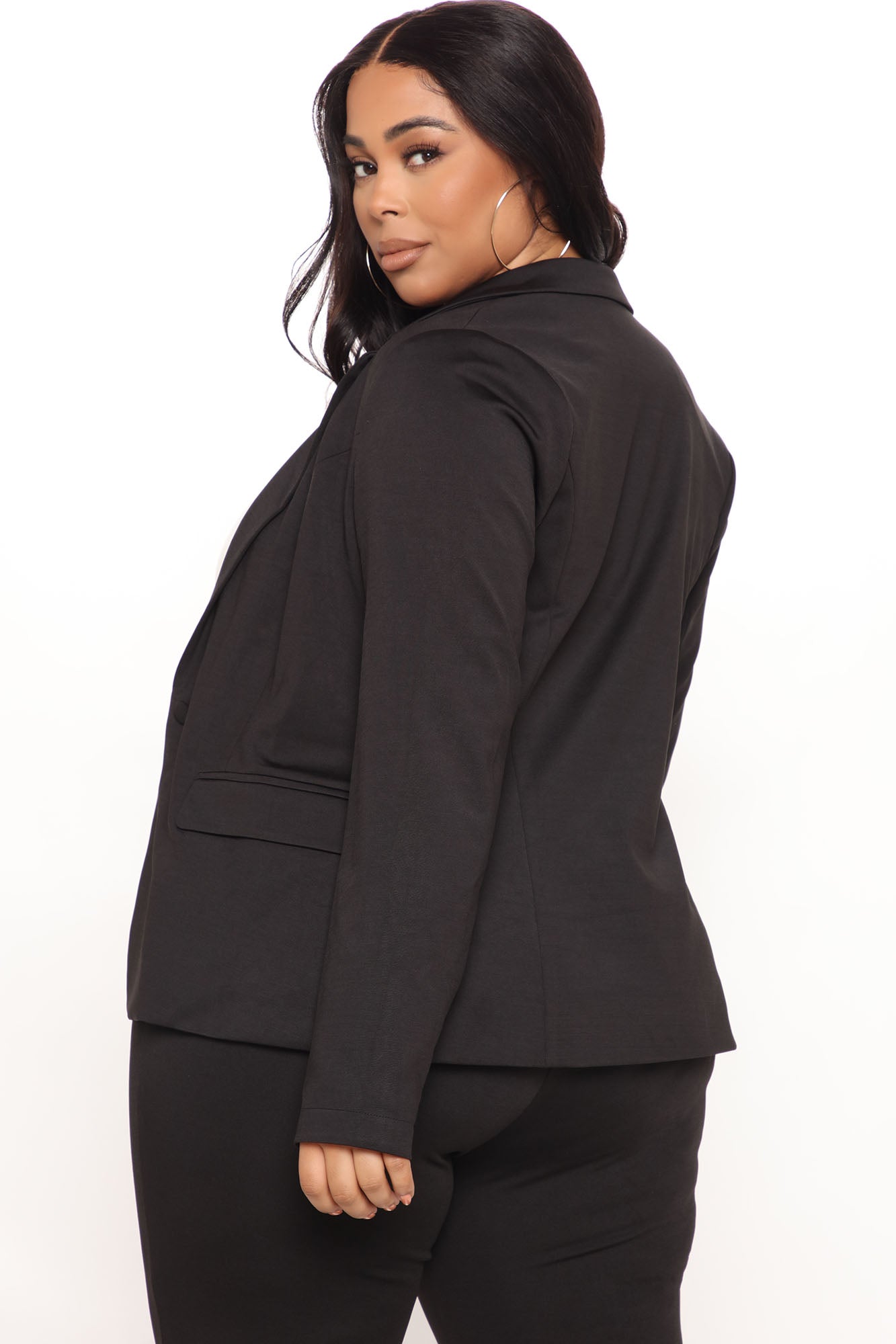 Business Per Usual Blazer Pant Set - Black - Image 8