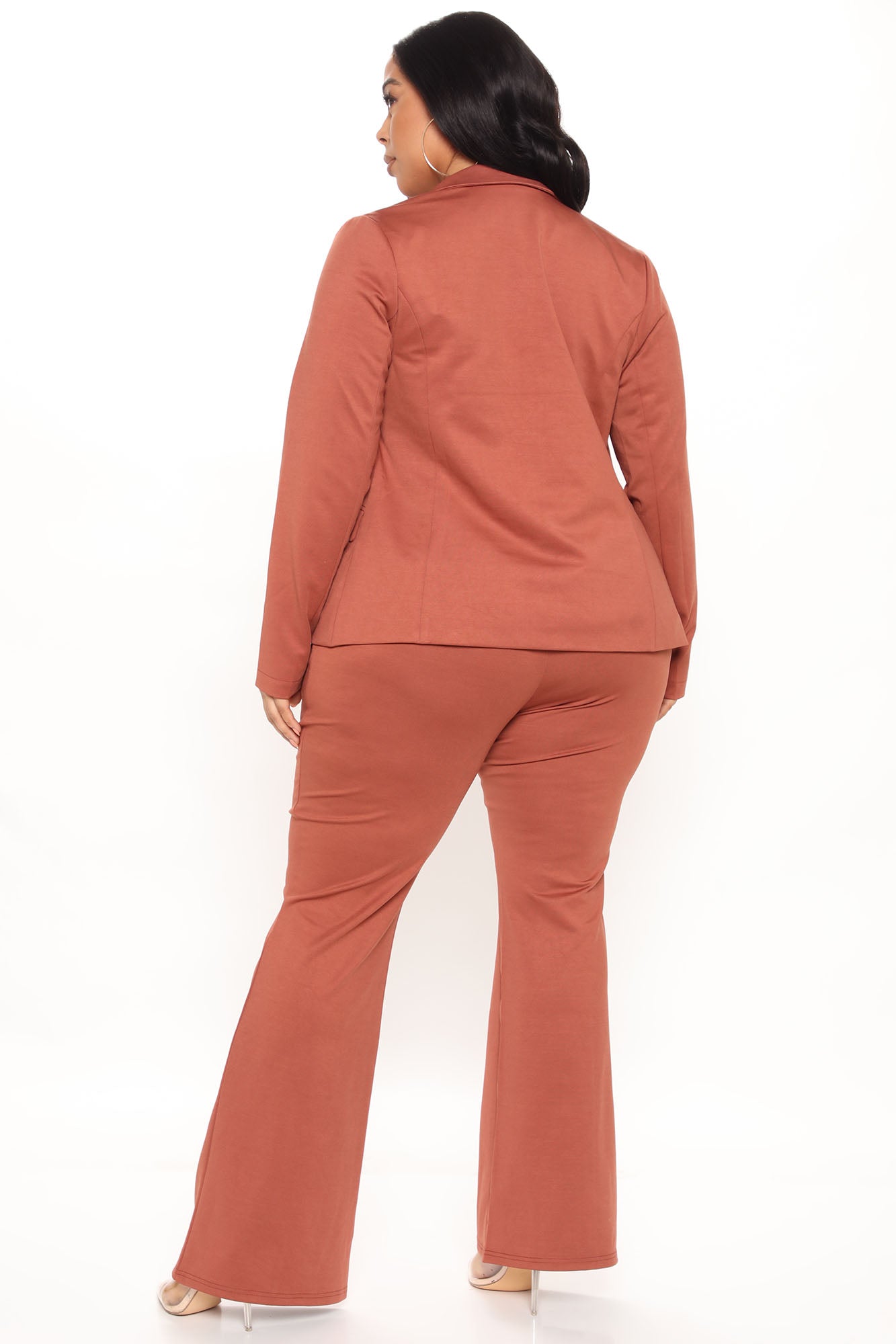 Business Per Usual Blazer Pant Set - Cognac - Image 7