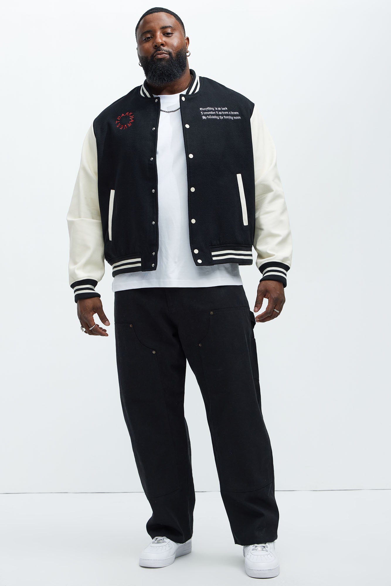 Dark Harvest Varsity Jacket - Black - Image 7