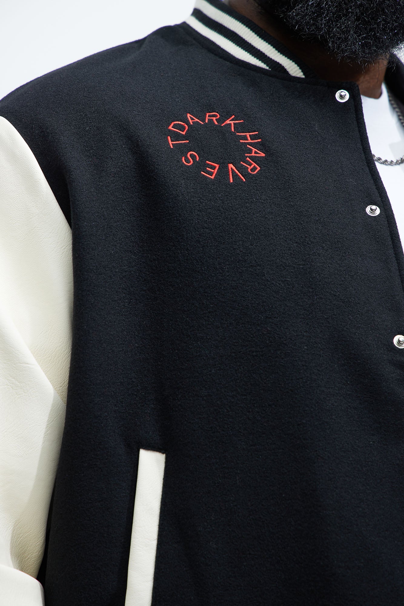 Dark Harvest Varsity Jacket - Black - Image 9