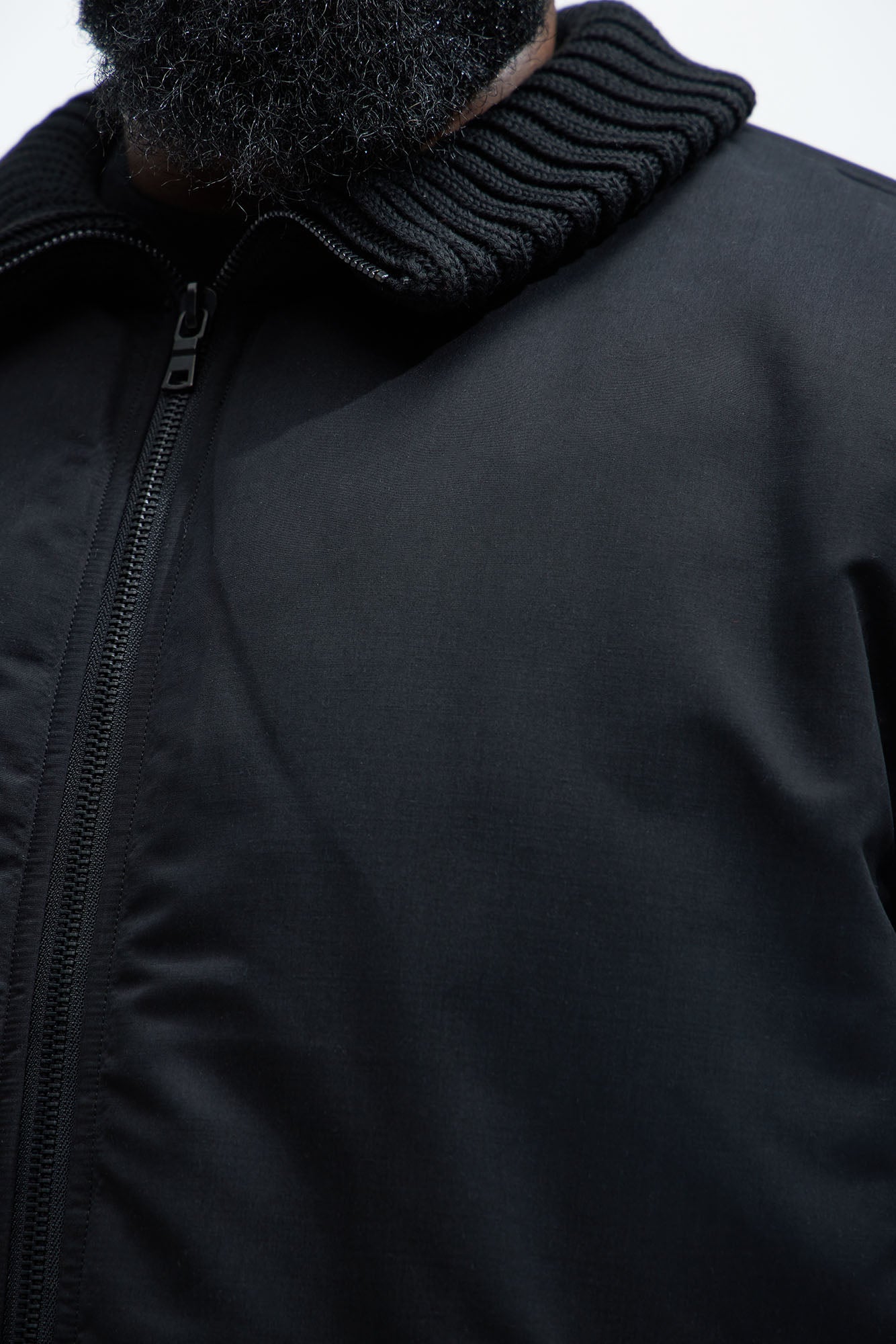 Back To U Bomber Jacket - Black - Image 7