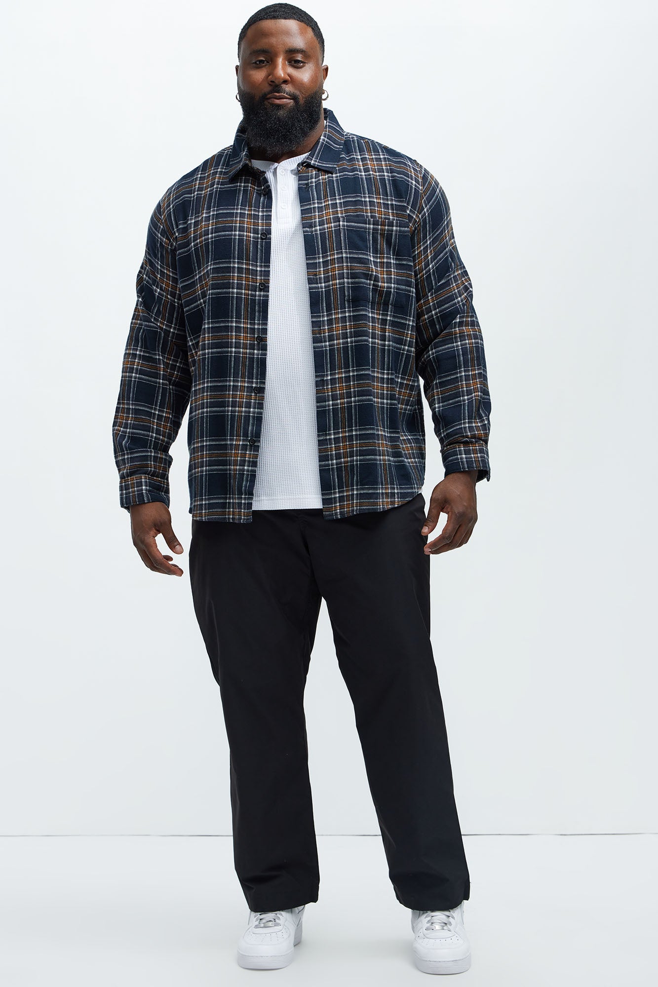 Mansen Flannel Shirt - Black/combo - Image 6