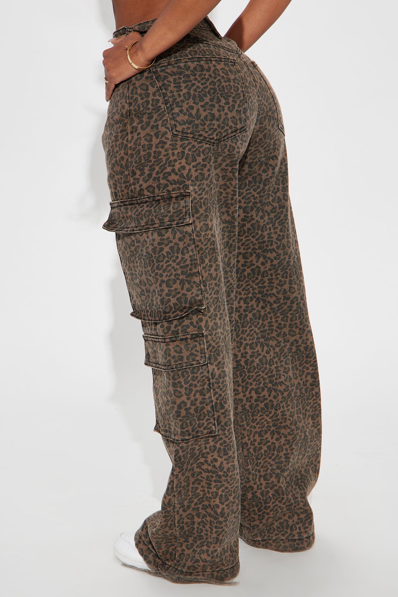 Anastasia Leopard Jogger - Brown/combo - Image 3