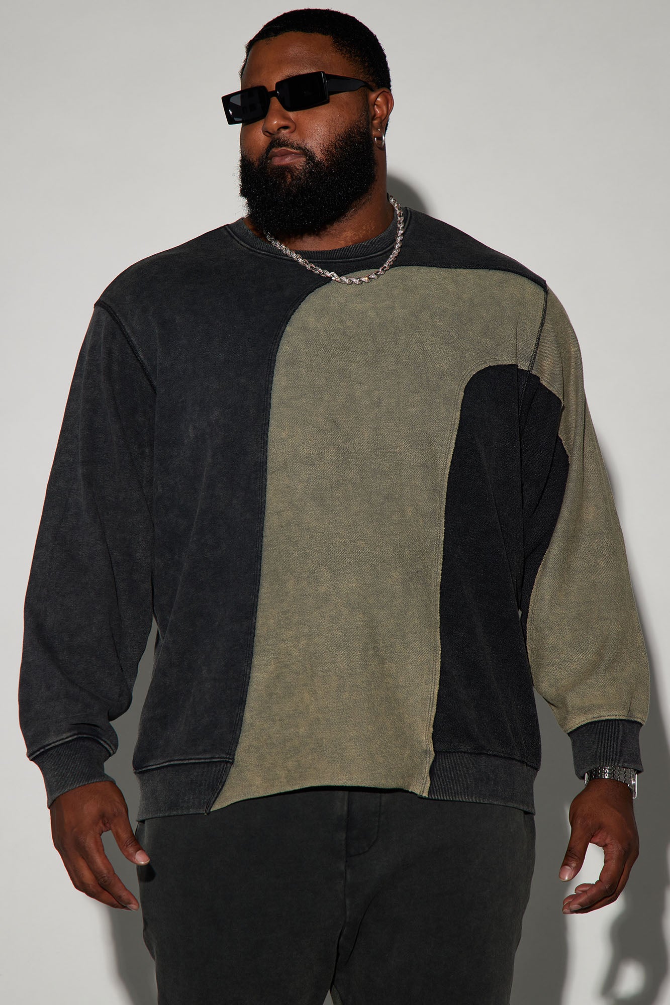 It's A Vibe Crewneck Sweatshirt - Black/combo - Image 4