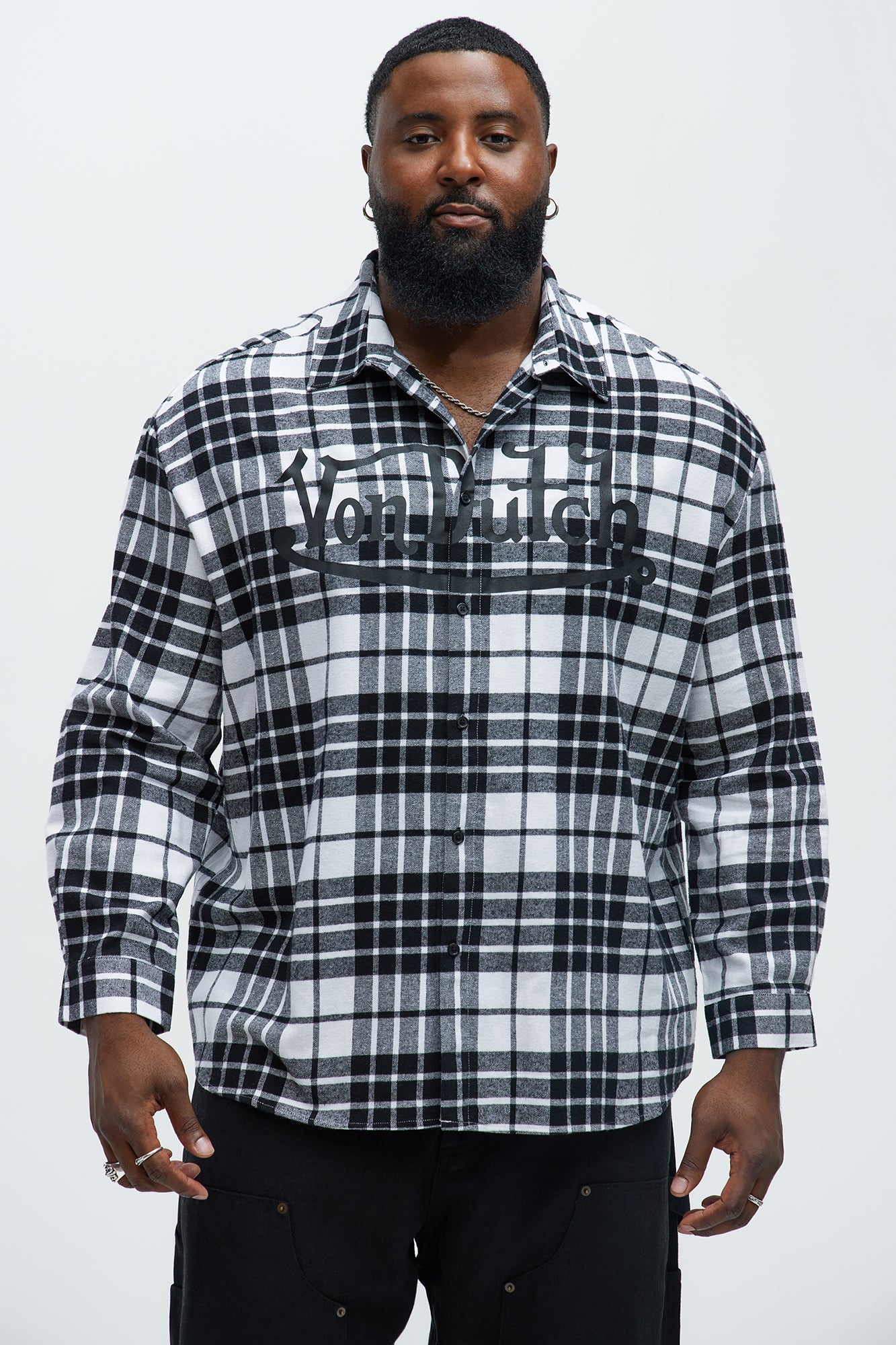 Von Dutch Eyeball Flannel - Black/combo - Image 5