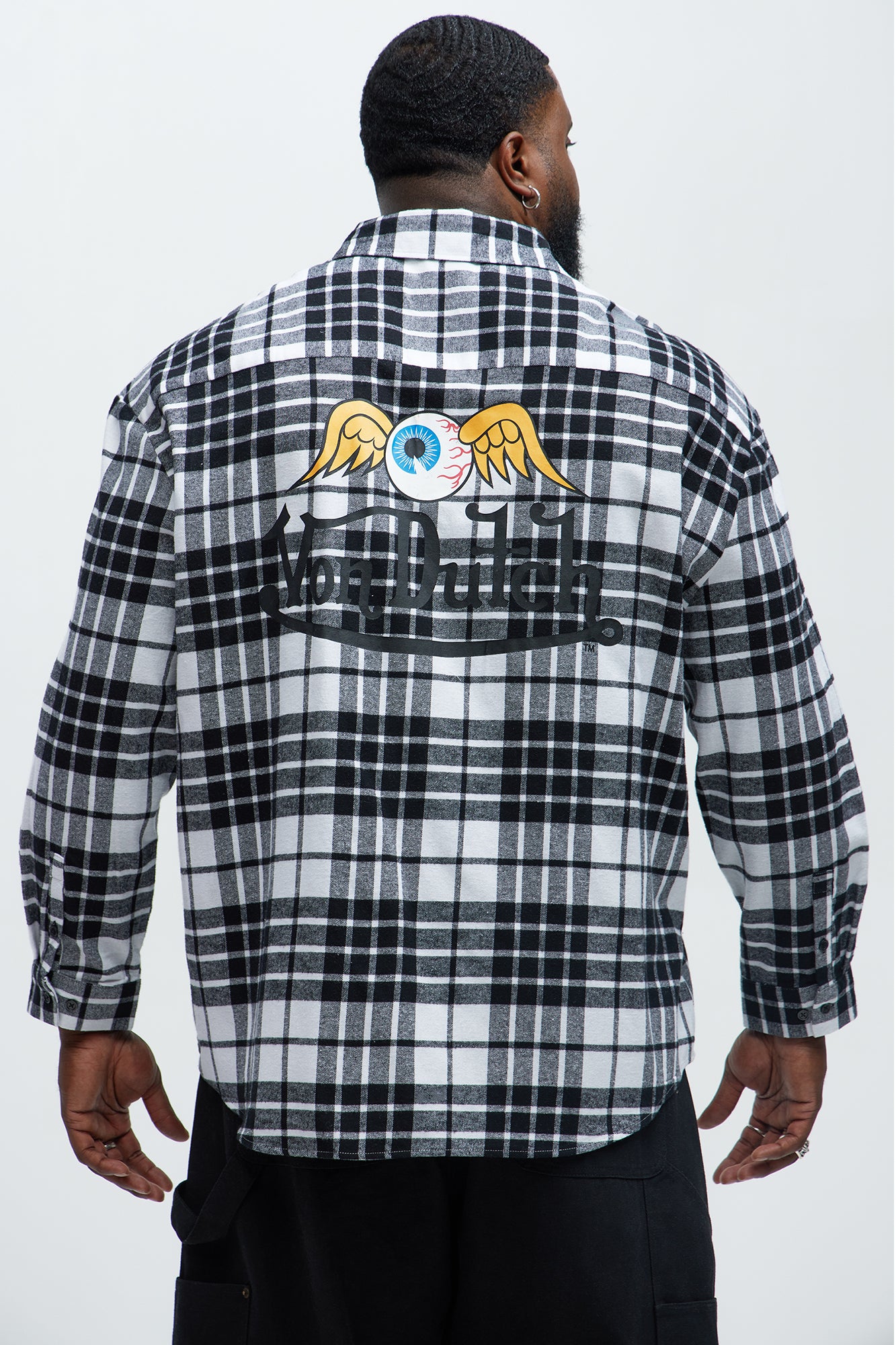 Von Dutch Eyeball Flannel - Black/combo - Image 7