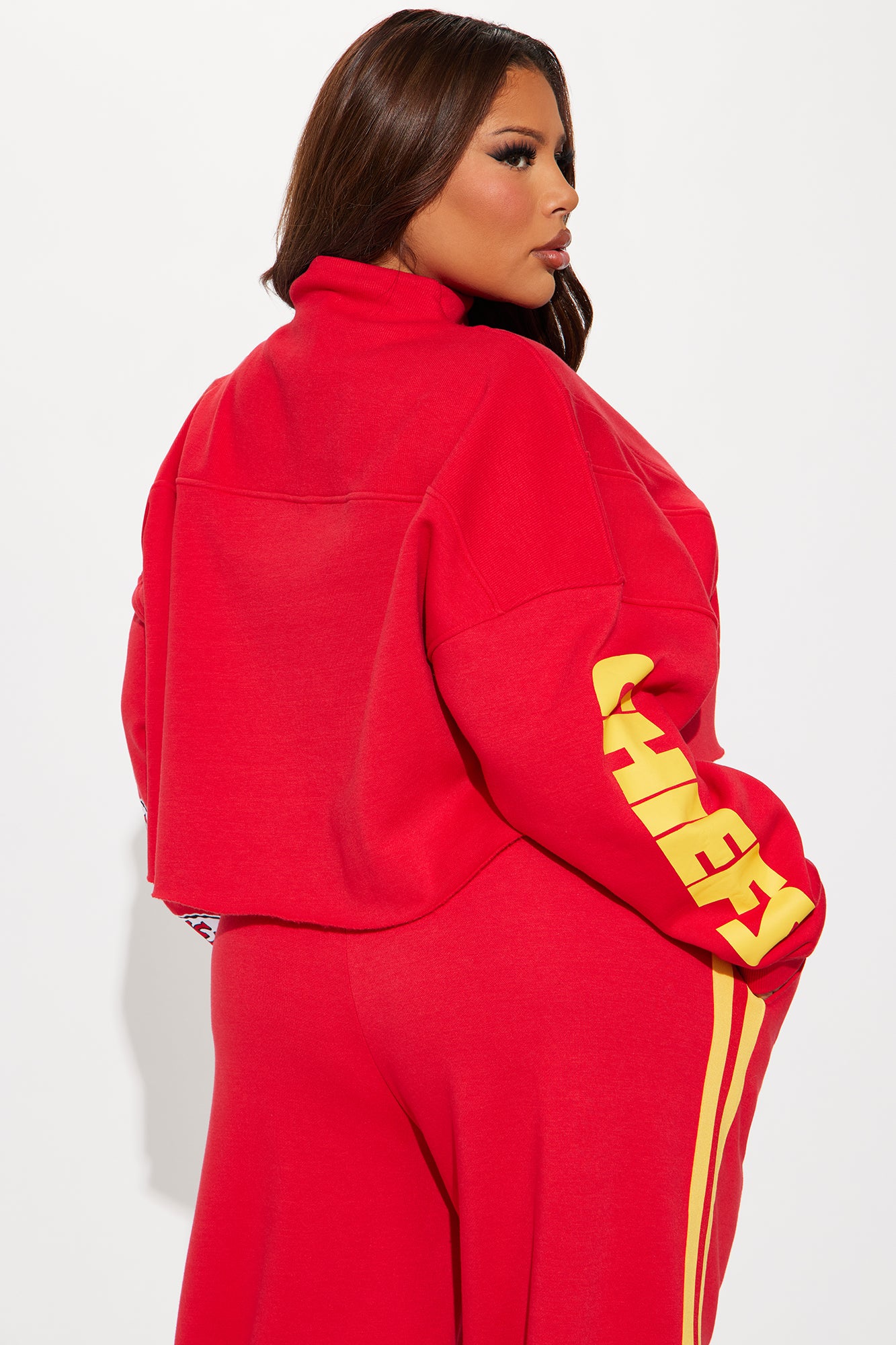 Chiefs Second Half Come-Back Zip Sweatshirt - Red - Image 9