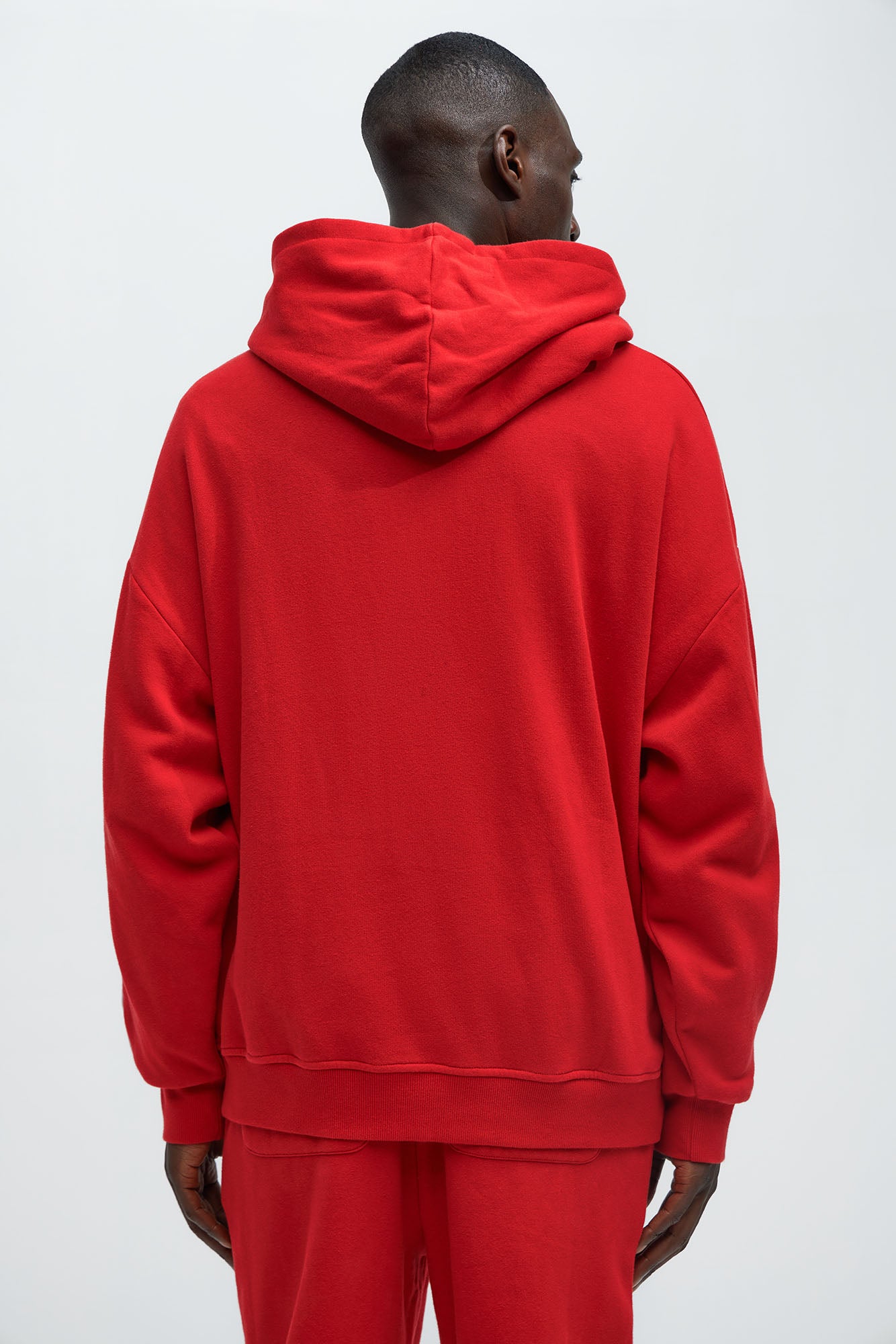 Tyson Just Go With It Oversized Hoodie - Red - Image 4