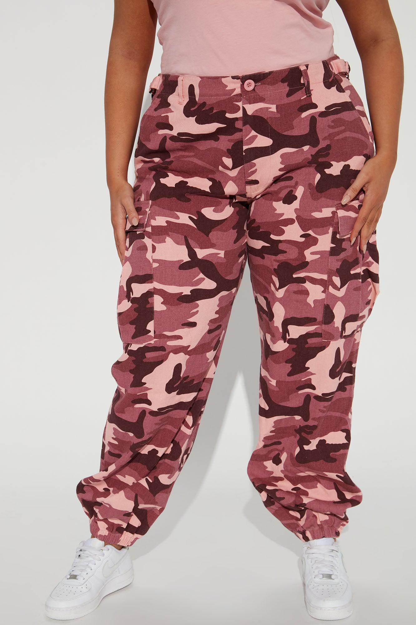 Cadet Kim Oversized Camo Pants - Pink/combo - Image 6